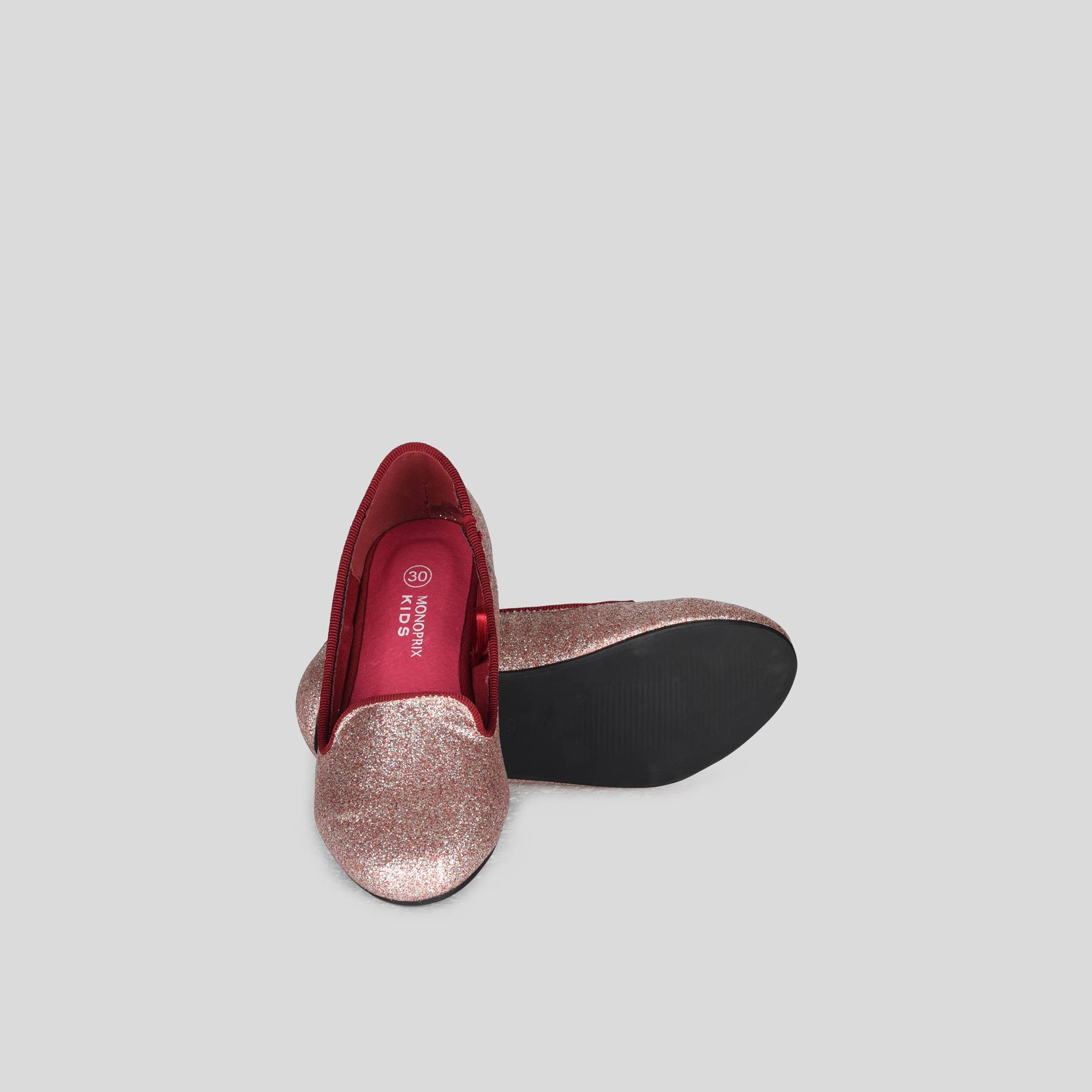 Slippers à pailettes, Bois de rose, large image number 1.0