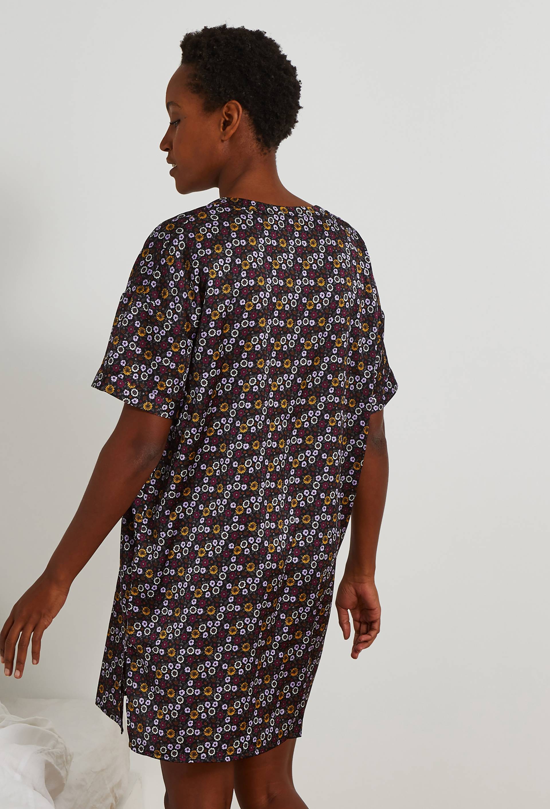 Chemise de nuit, Noir, large image number 1