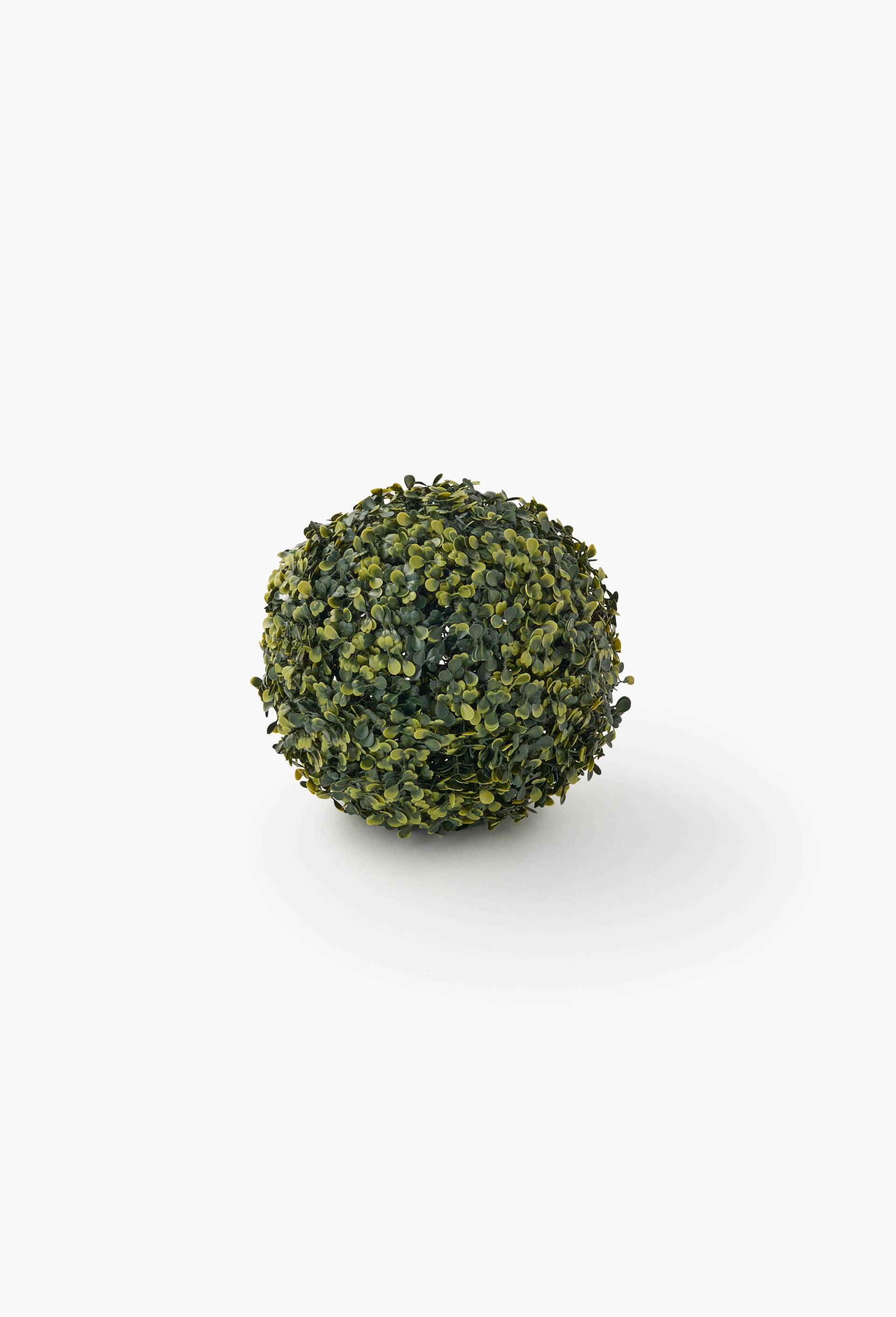 Boule de buis artificielle, 25cm , en plastique PE, Vert fonc&eacute;, large image number 0.0