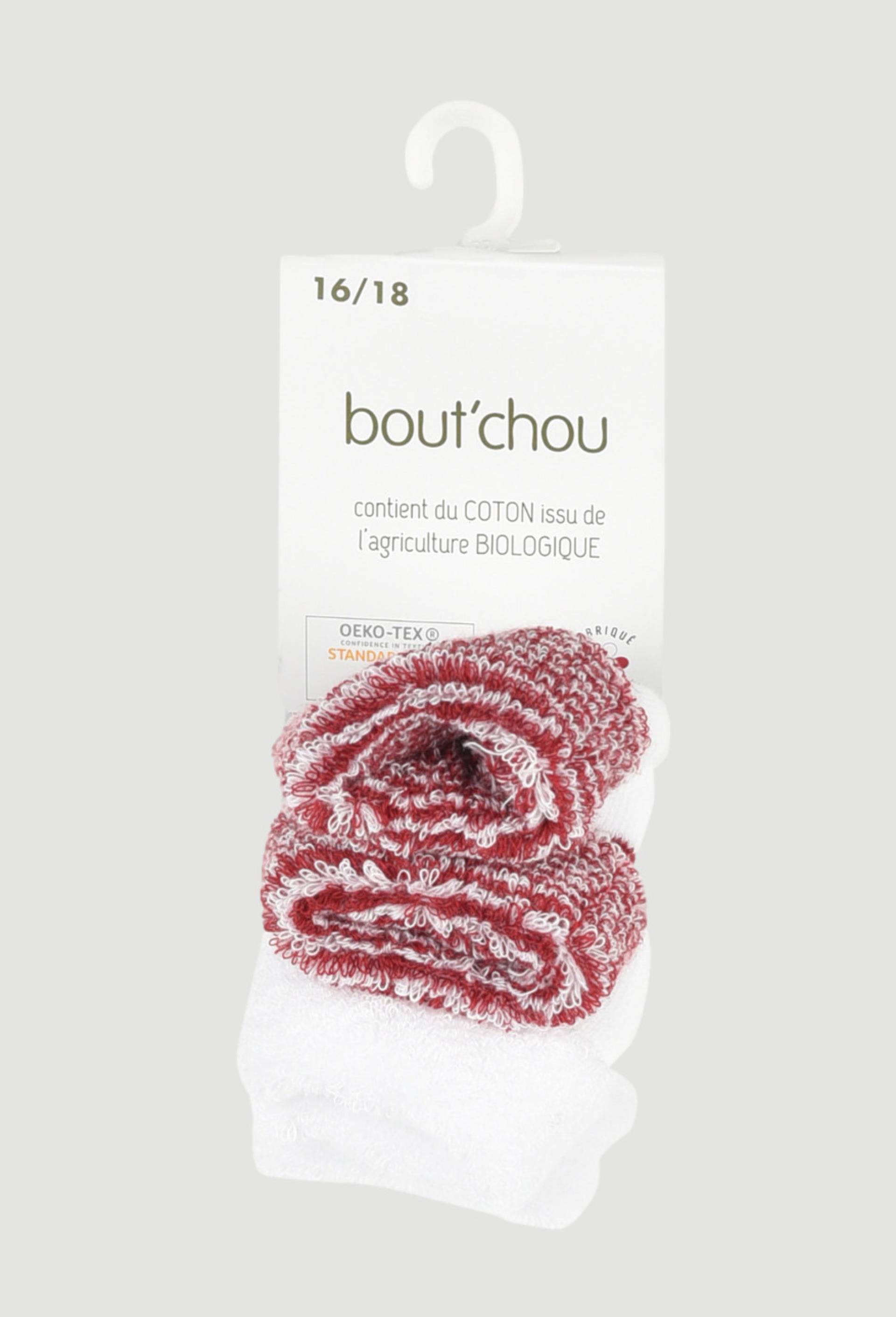 Lot de 2 chaussettes bouclette, Cerise, large image number 0