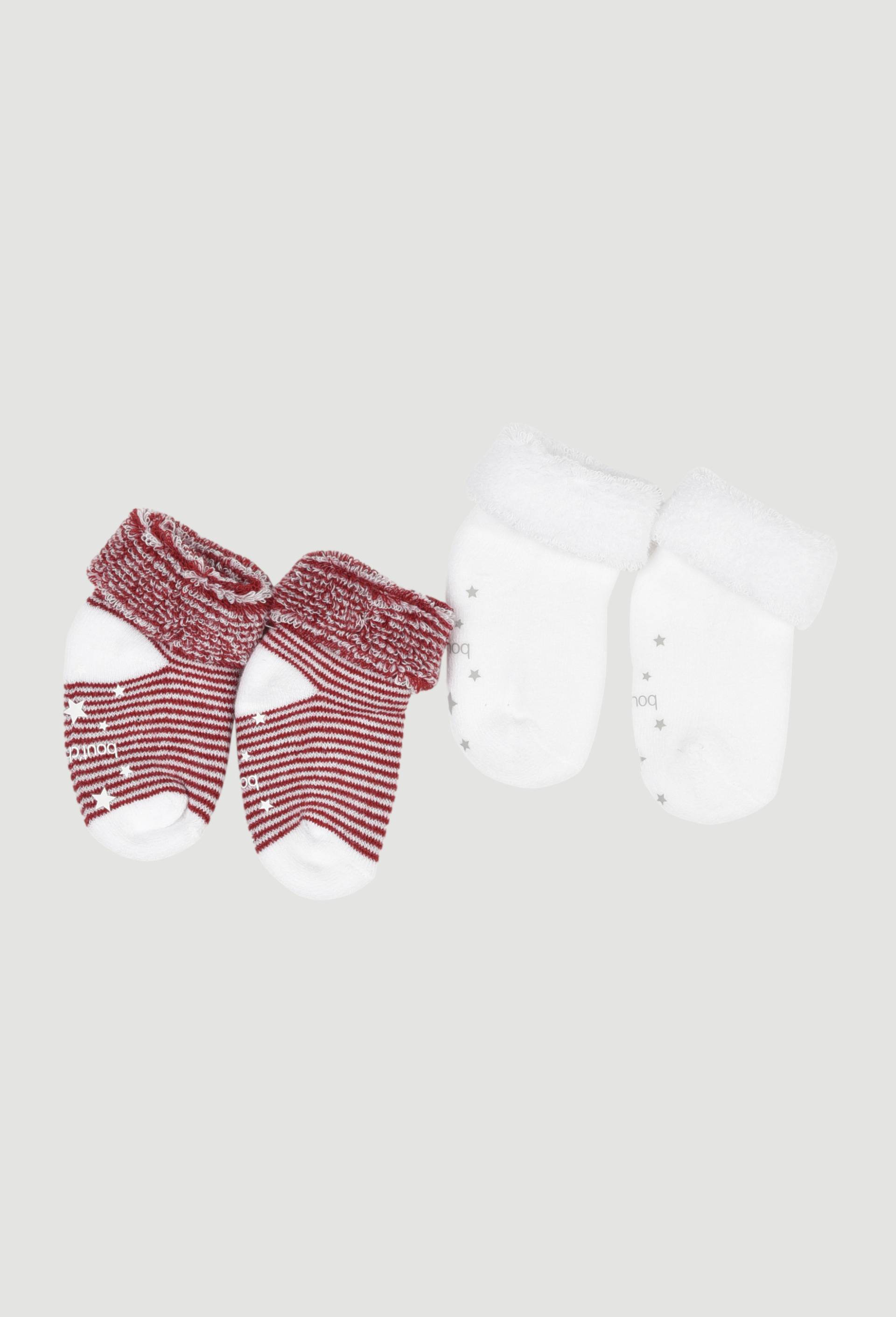 Lot de 2 chaussettes bouclette, Cerise, large image number 1