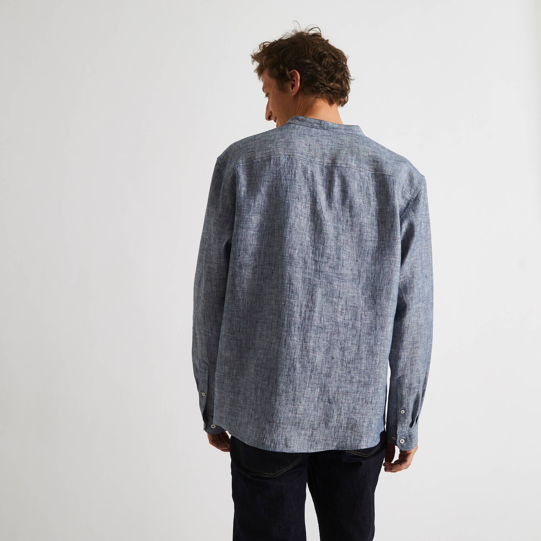 Chemise en lin, Bleu clair, large image number 1.0
