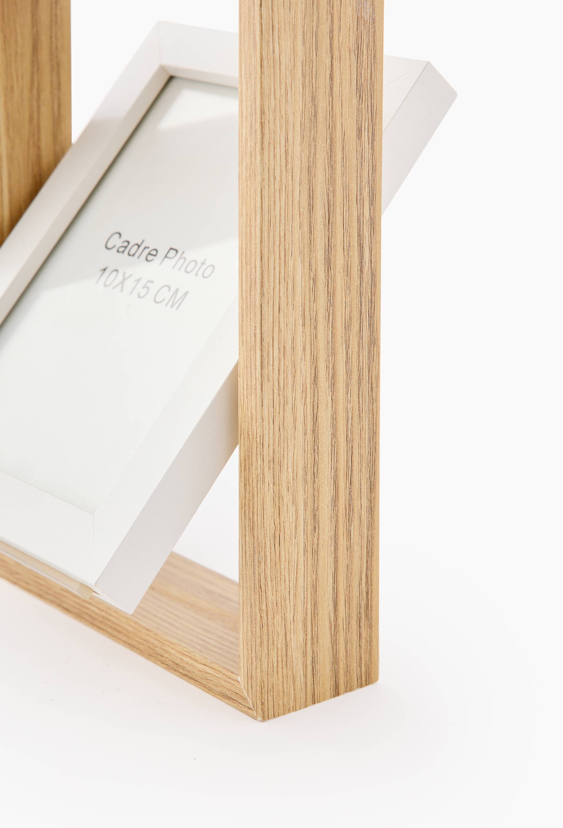 Cadre photo, 15x4x19cm, en MDF, Beige, large image number 1