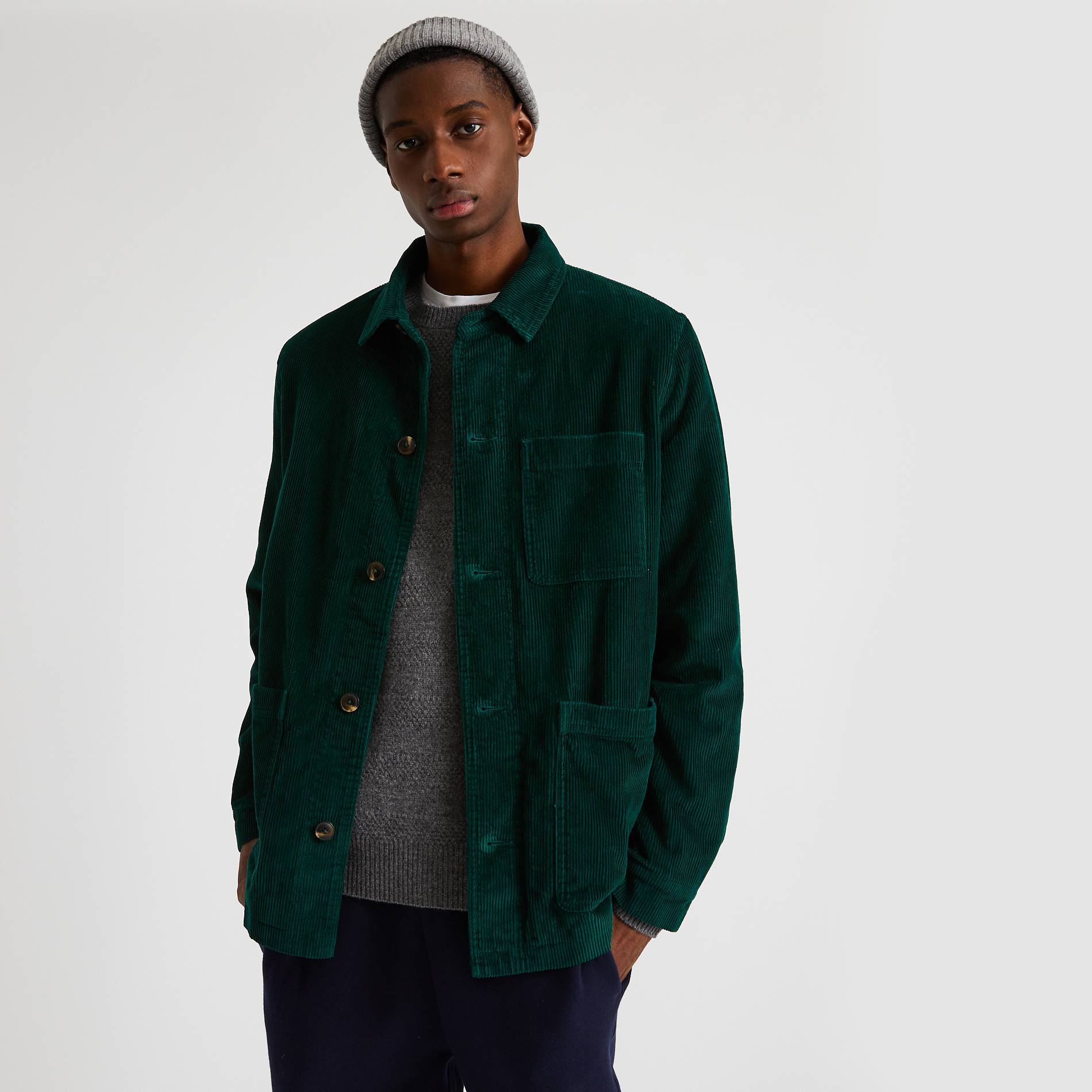 Veste en velours, Vert clair, large image number 0
