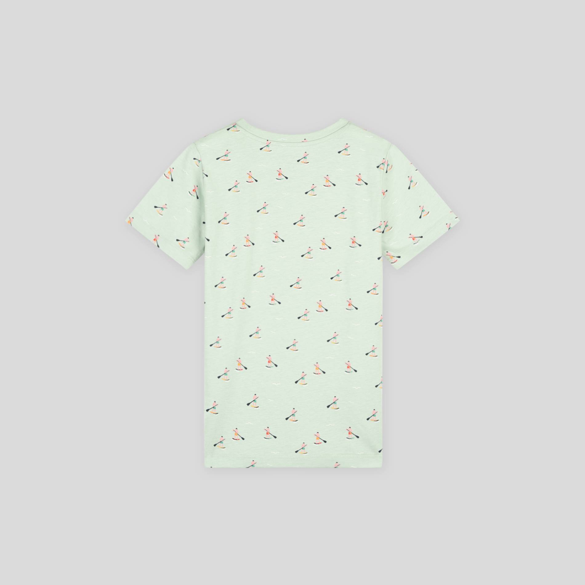 T-shirt imprimé en coton BIO, Bleu foncé, large image number 1