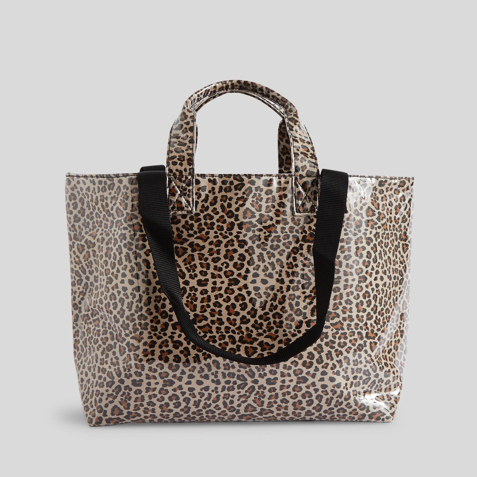 Cabas Léopard Monoprix Cabas Imprimé Léopard ECRU Pour Femme