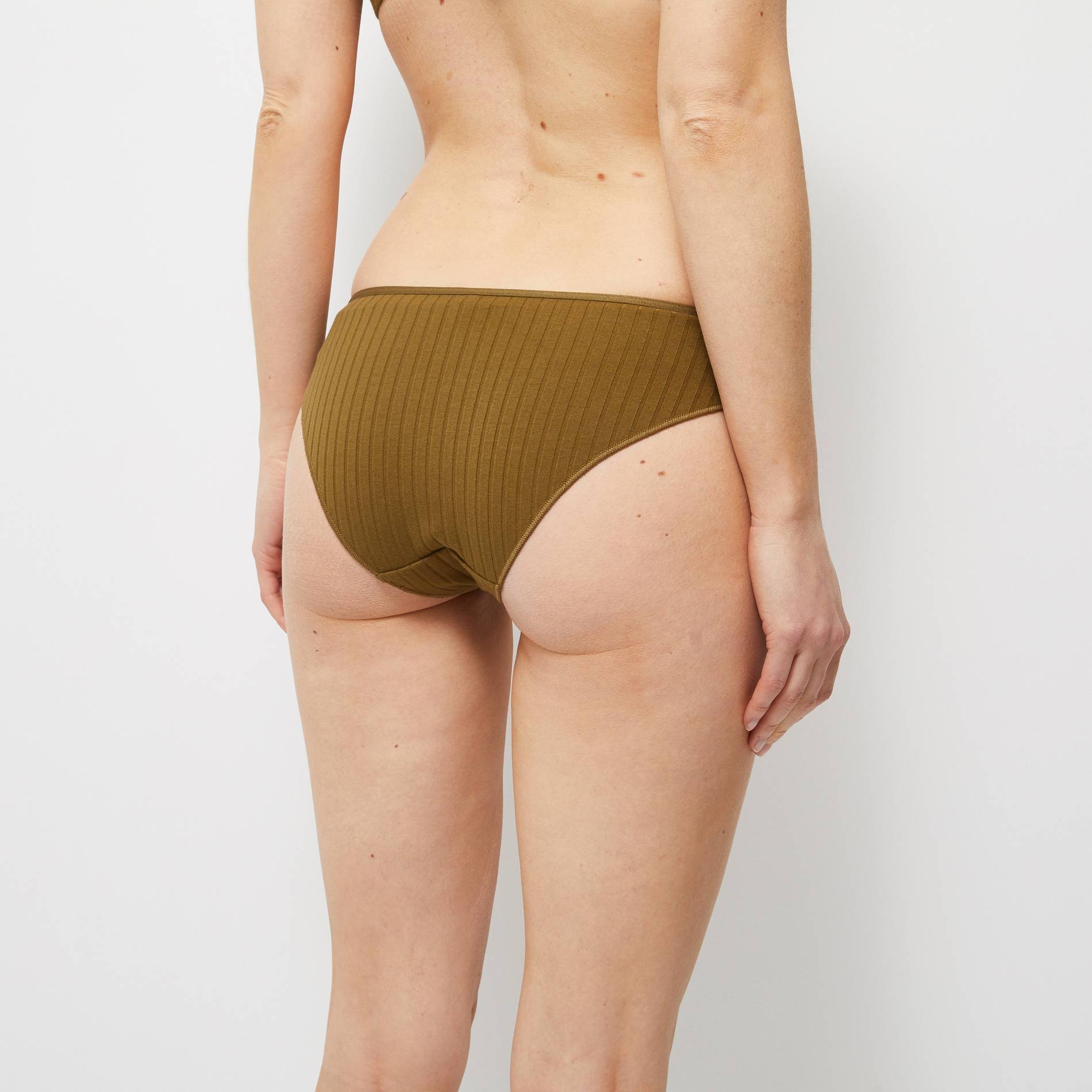 Culotte en viscose, Kaki, large image number 1