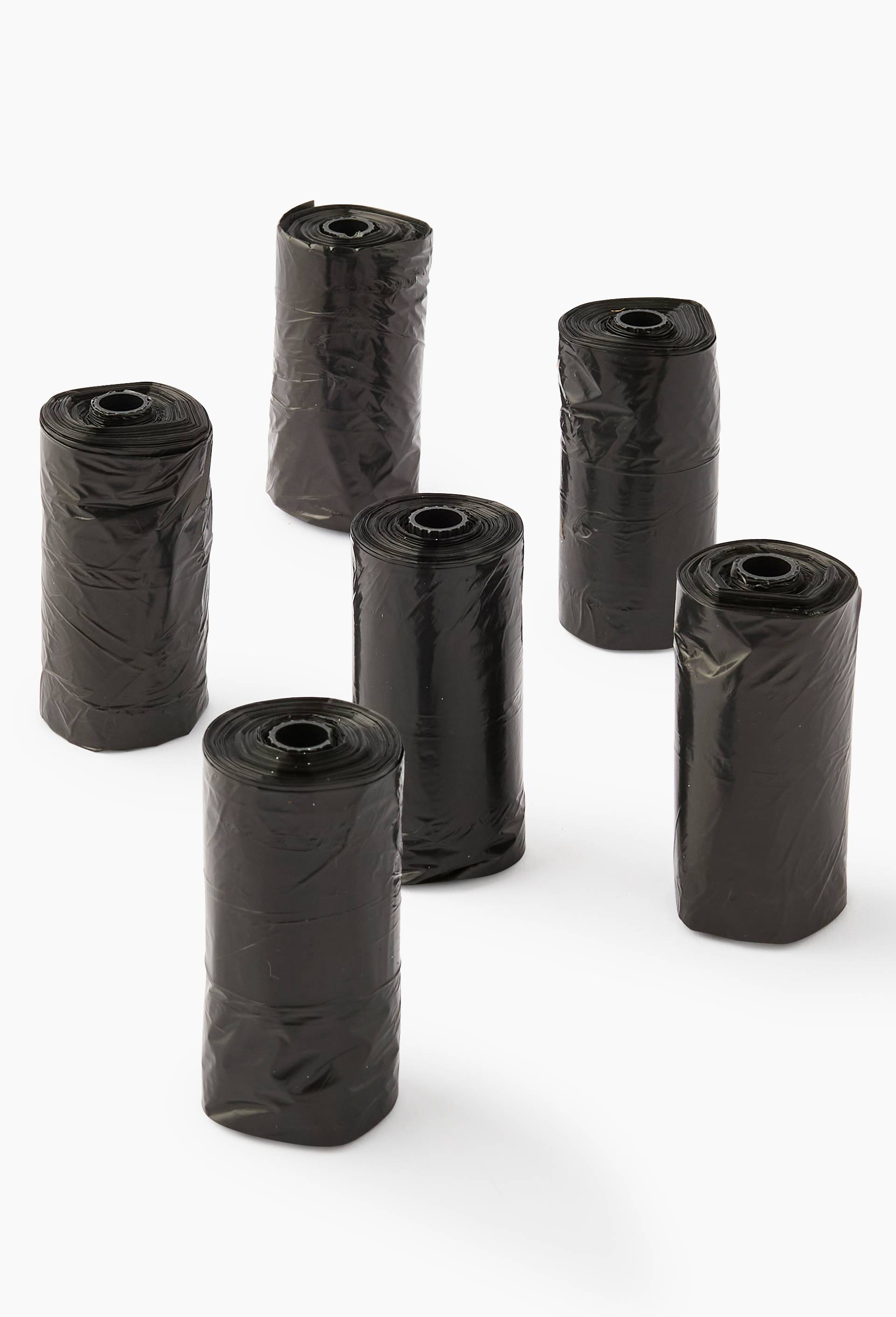 6 rouleaux de 20 mini sacs poubelles, Noir, large image number 1