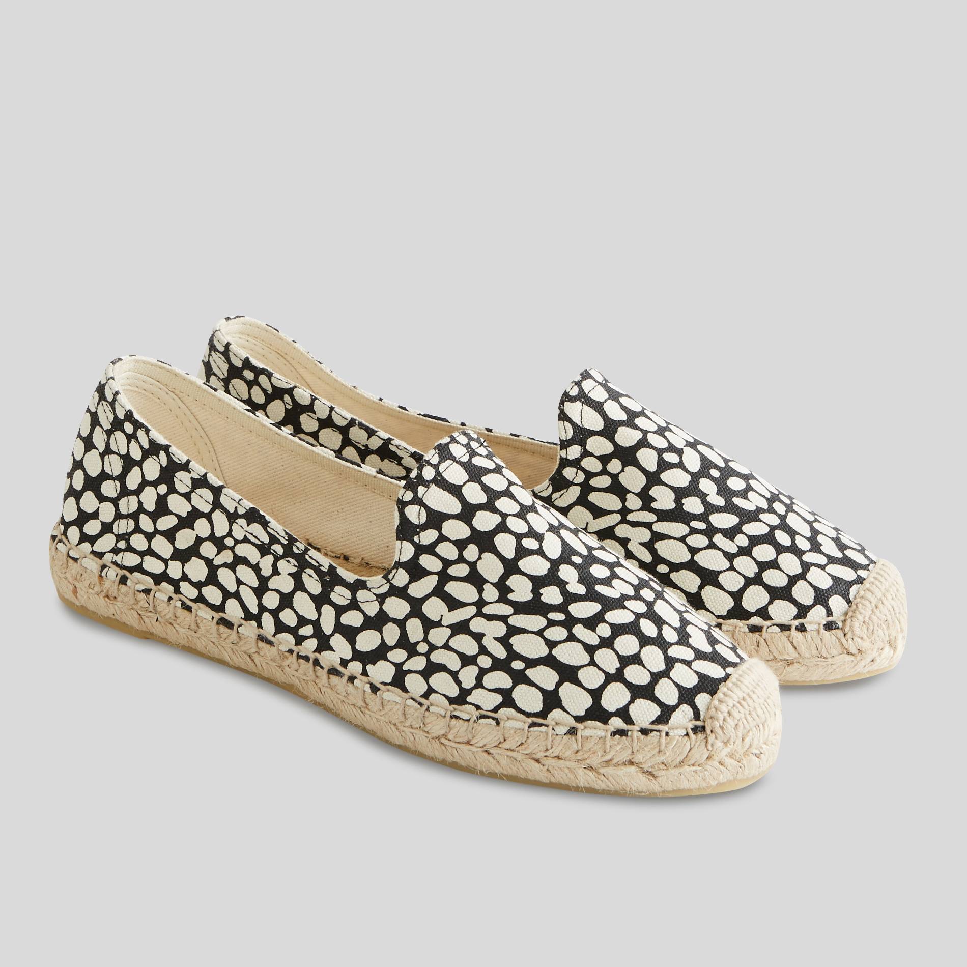 Espadrilles imprim&eacute;e, Ecru, large image number 1.0