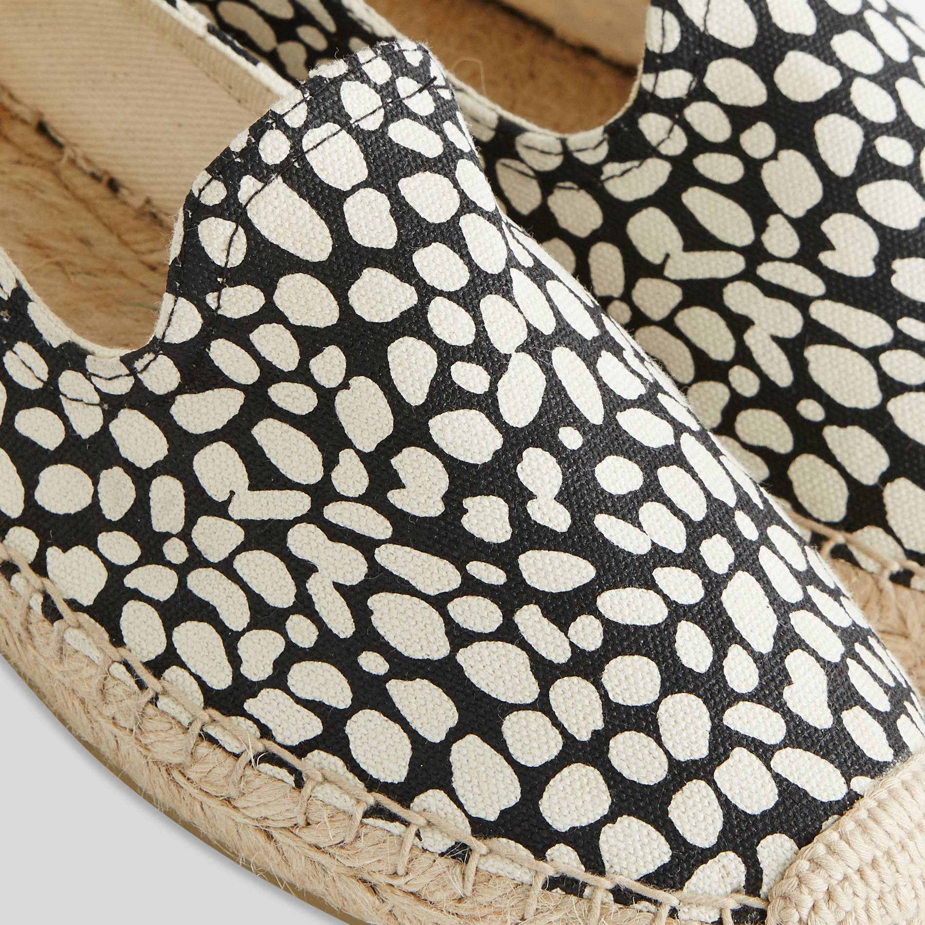 Espadrilles imprim&eacute;e, Ecru, large image number 2