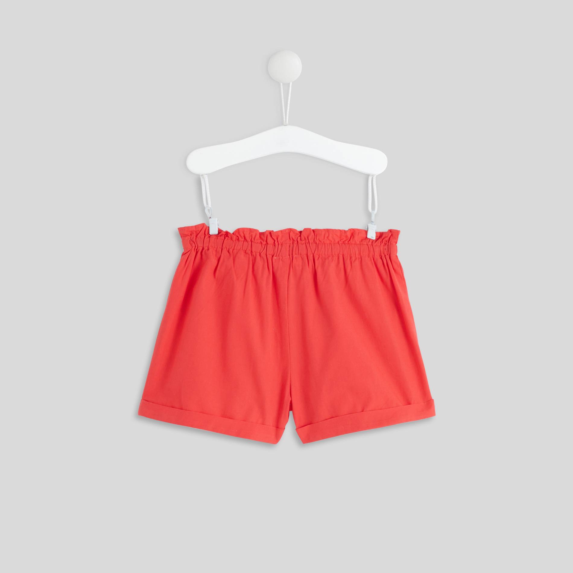 Short en popeline, Cerise, large image number 1.0