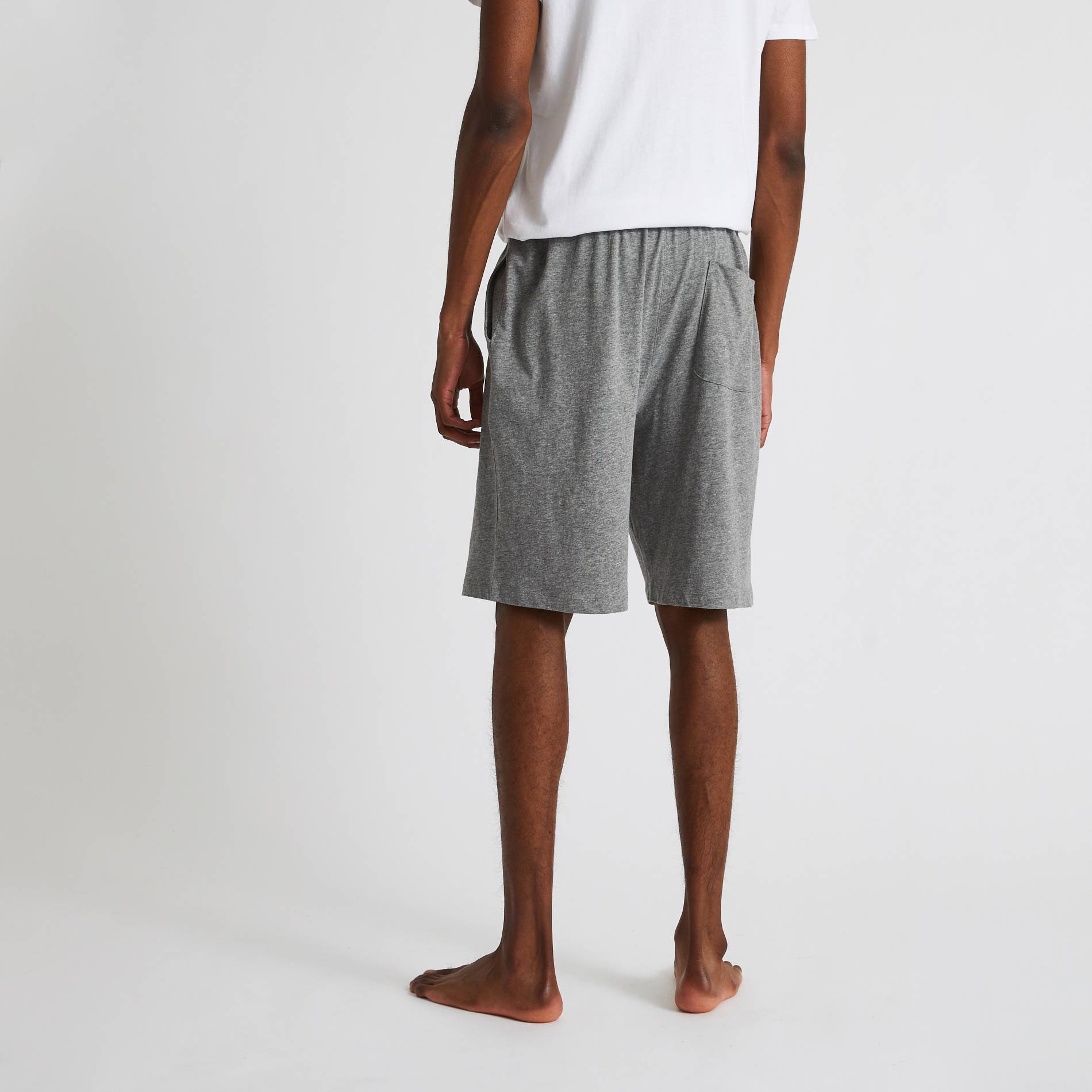 Bermuda en jersey de coton BIO, Gris, large image number 1