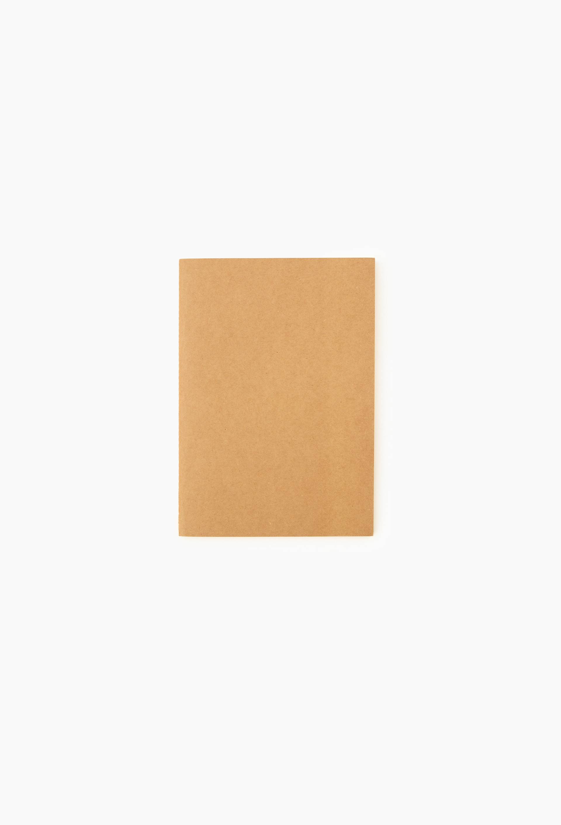 Carnet A5, lign&eacute;, 48 pages, Brun, large image number 0