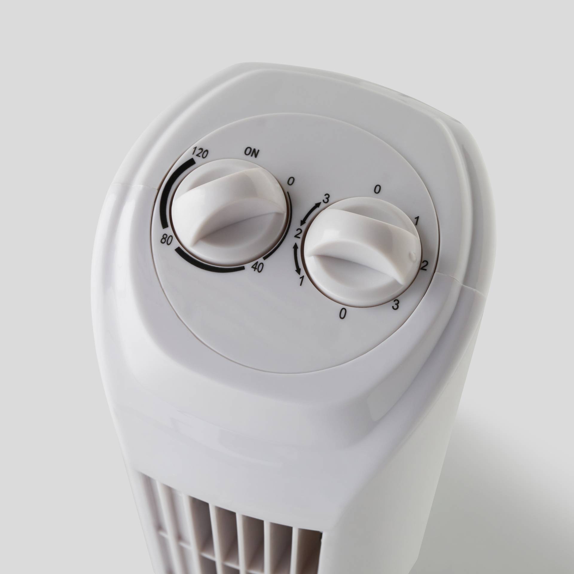 Ventilateur colonne, 79cm, Blanc, large image number 1