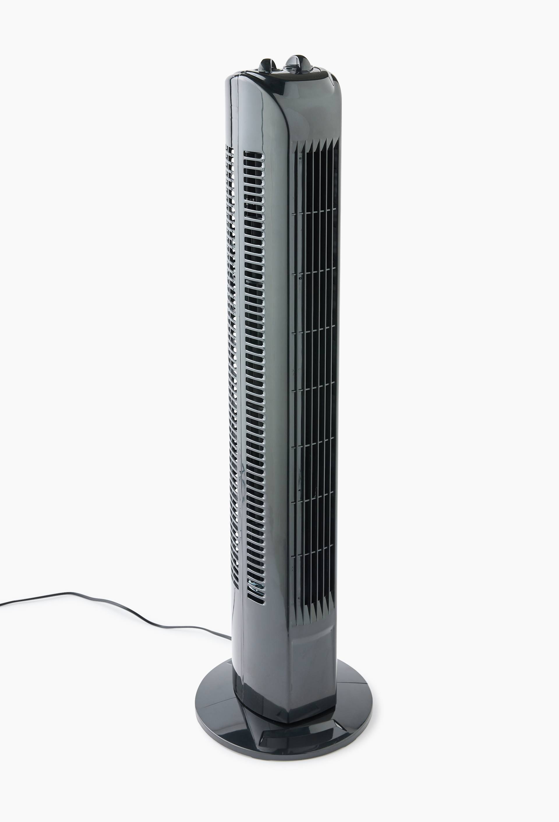 Ventilateur colonne, 79cm, Noir, large image number 0