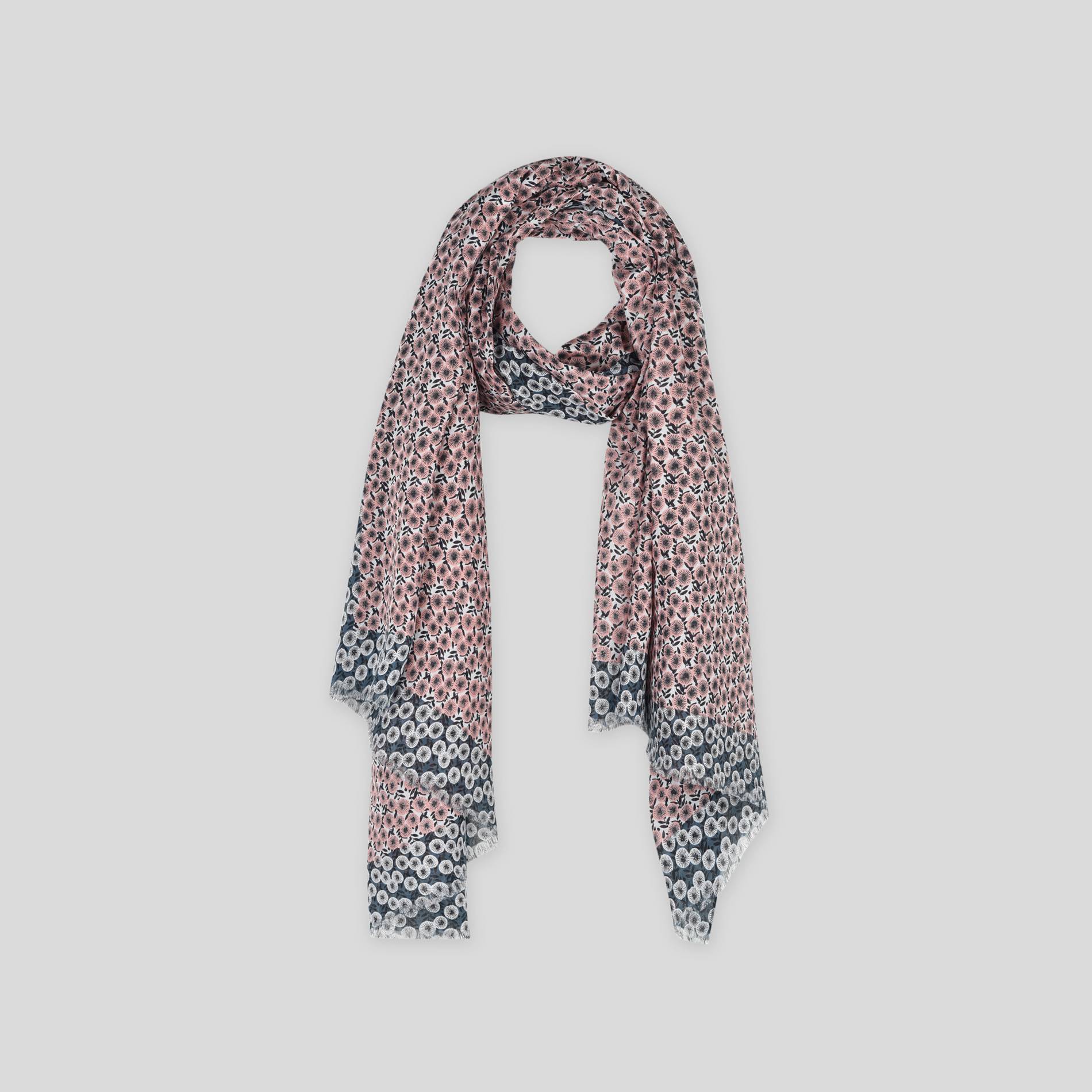 Foulard en coton bio, Rose, large image number 0