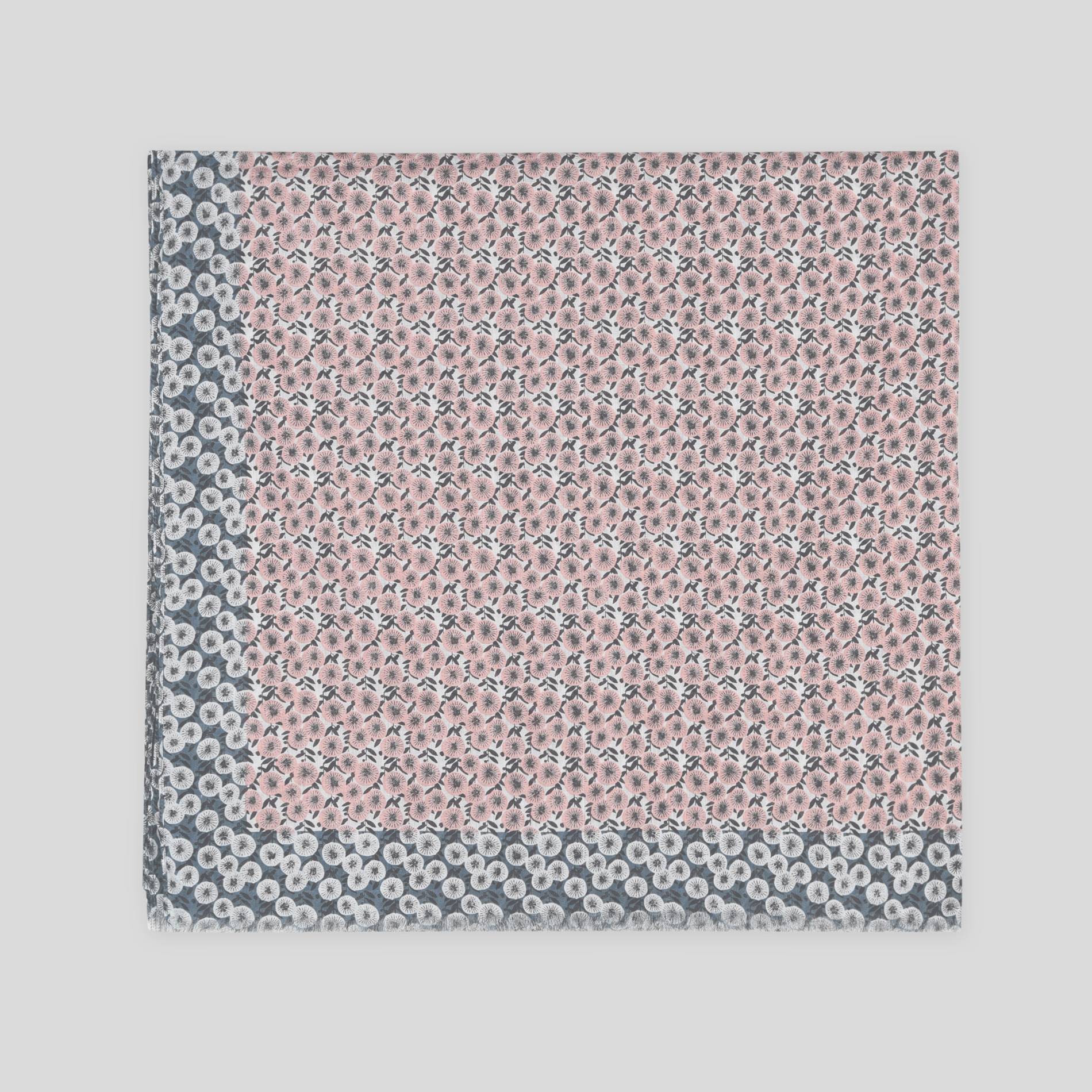Foulard en coton bio, Rose, large image number 1