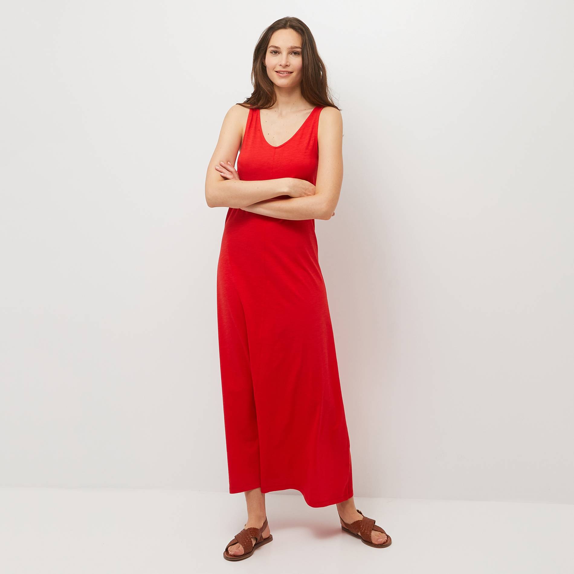 Robe en coton BIO, Rouge, large image number 0
