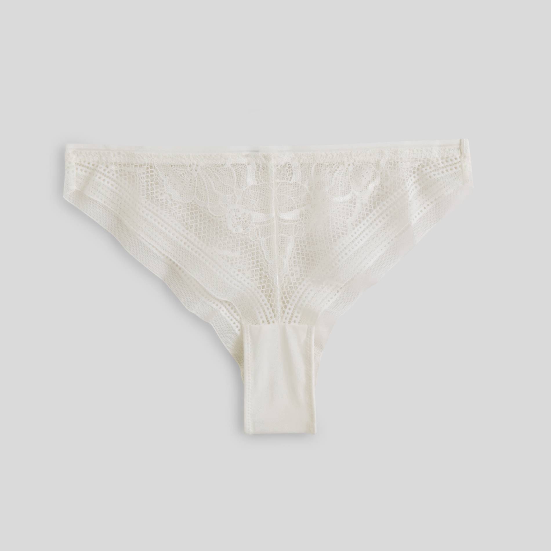 Tanga en dentelle, Ecru, large image number 0