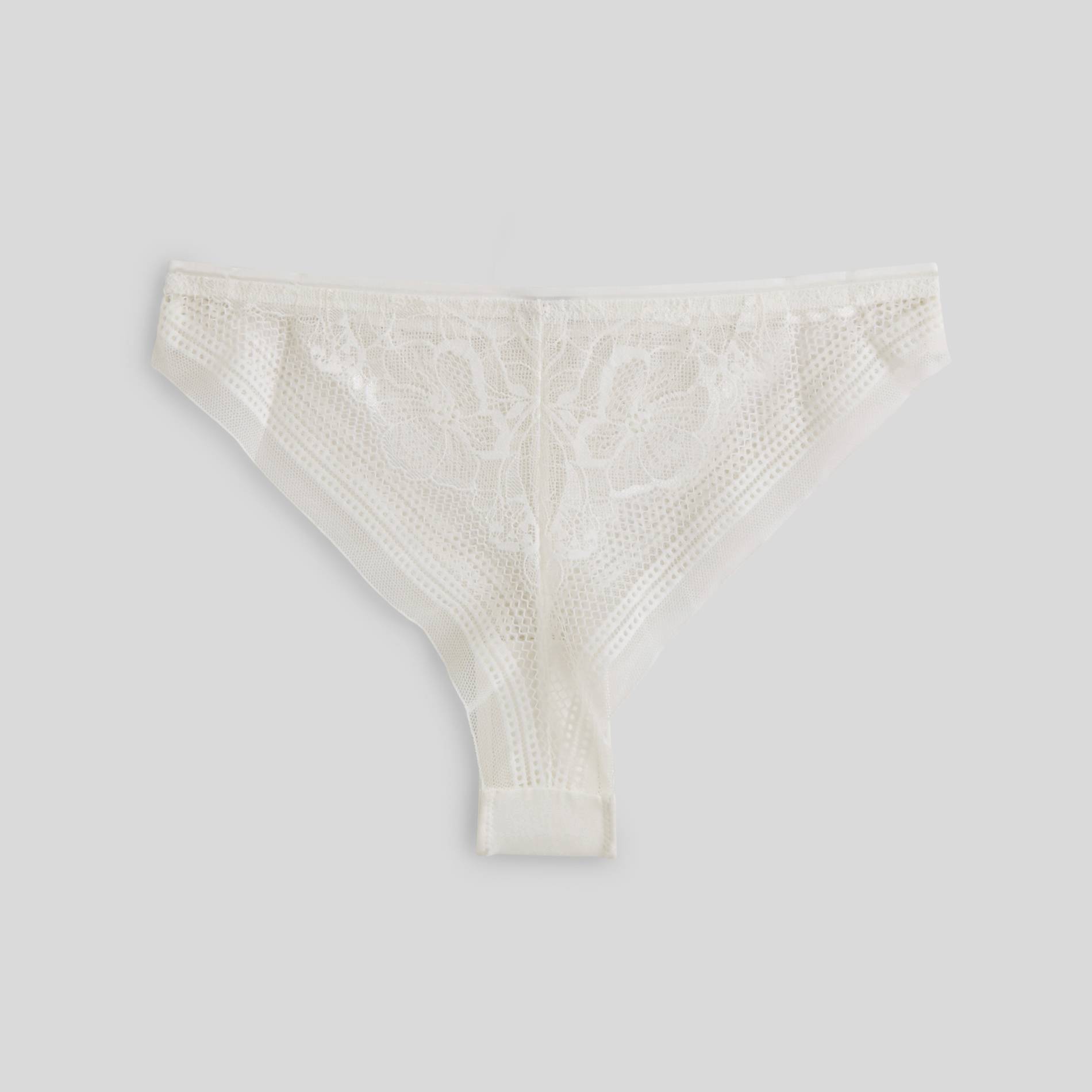 Tanga en dentelle, Ecru, large image number 1.0