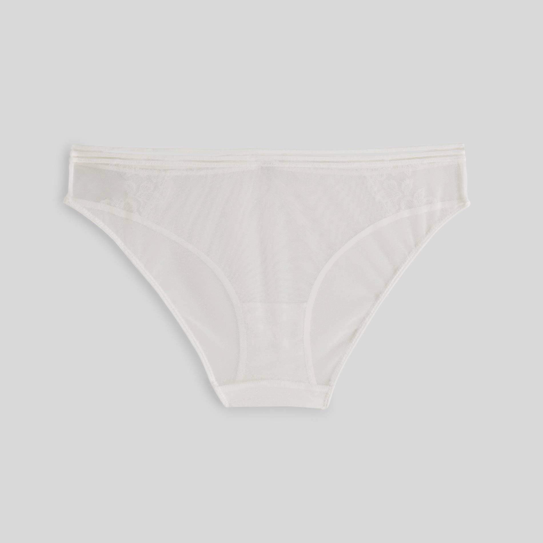 Culotte en tulle brodé, Blanc, large image number 1