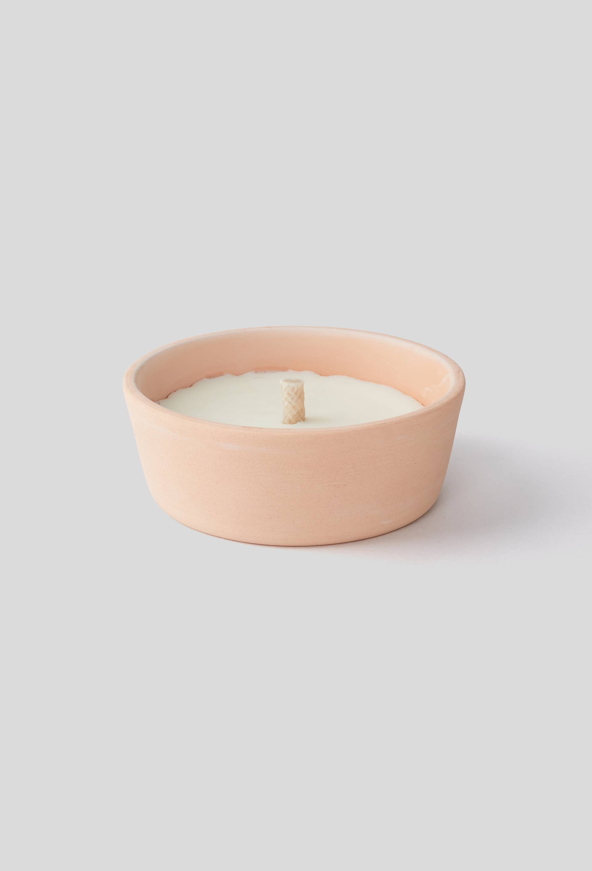 Bougie dans un pot en terre cuite, Orange, large image number 0.0