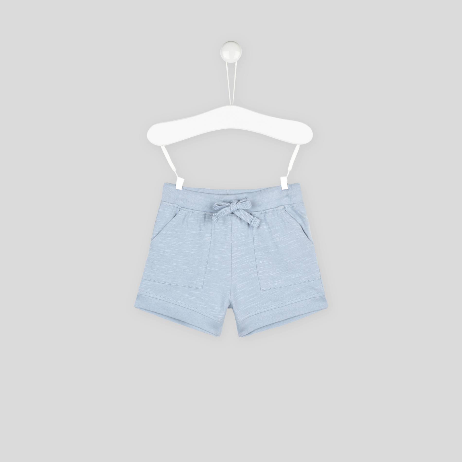 Bermuda jersey en coton BIO, Bleu pâle, large image number 0