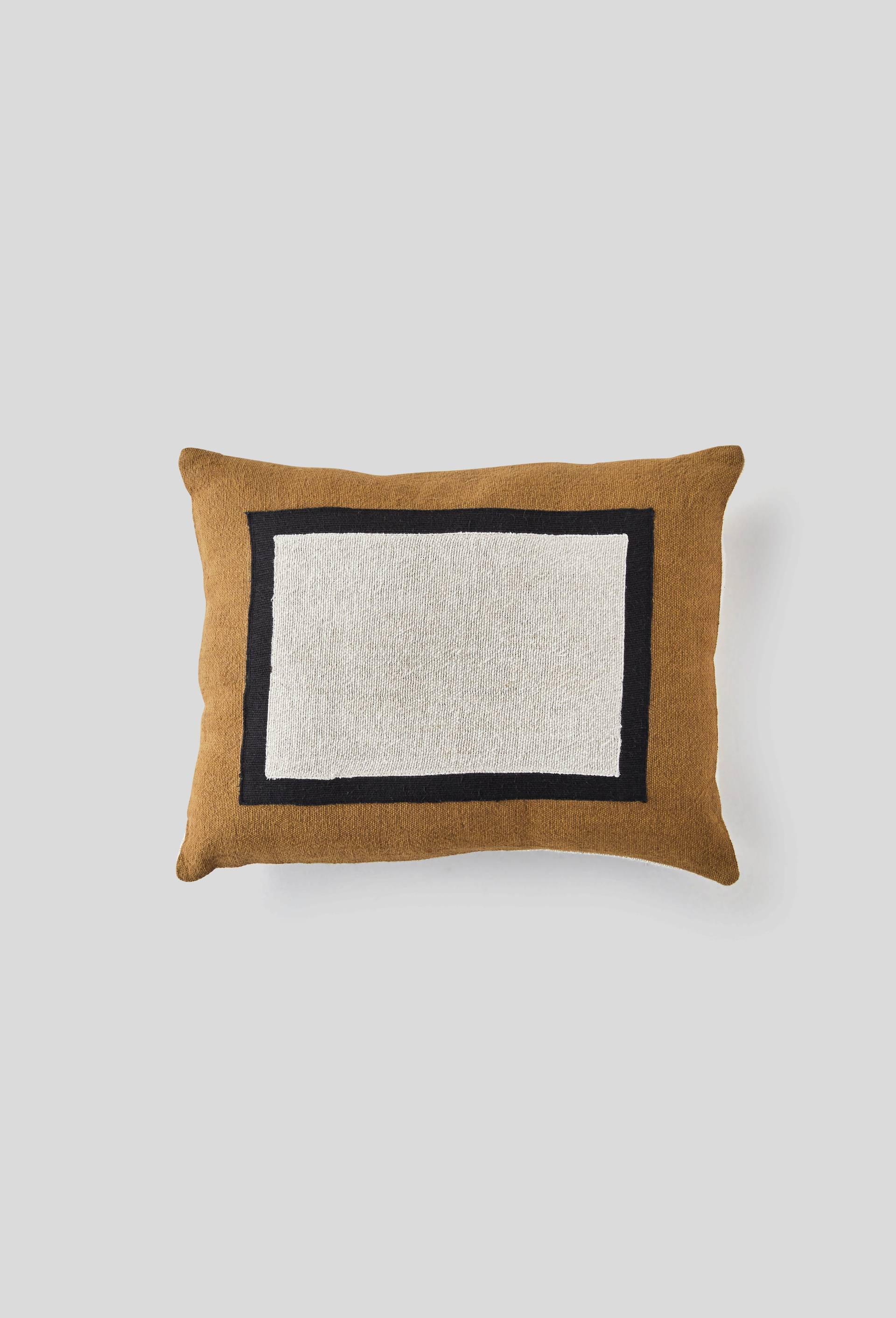 Coussin tricolore, Kaki, large image number 0.0