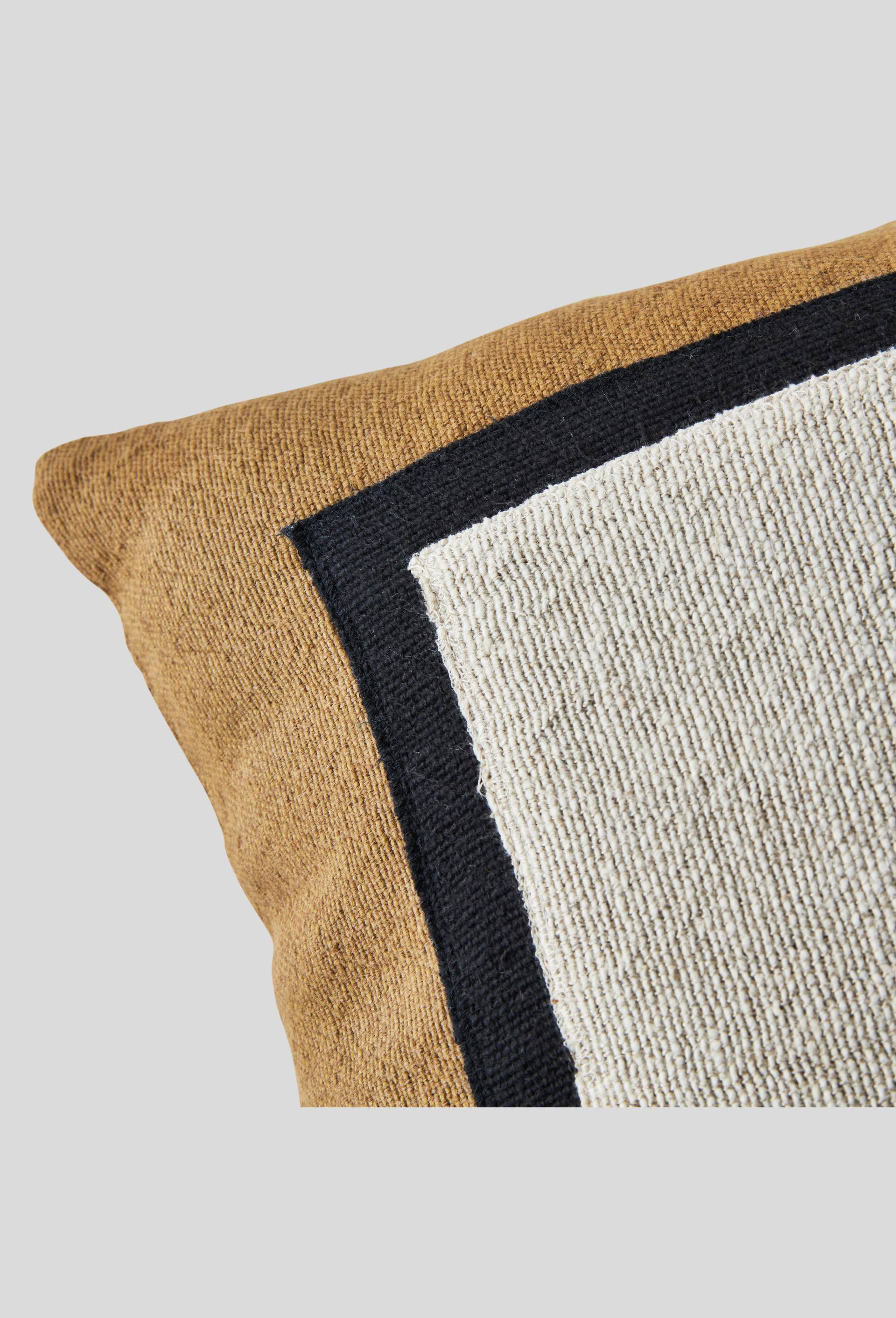 Coussin tricolore, Kaki, large image number 1.0