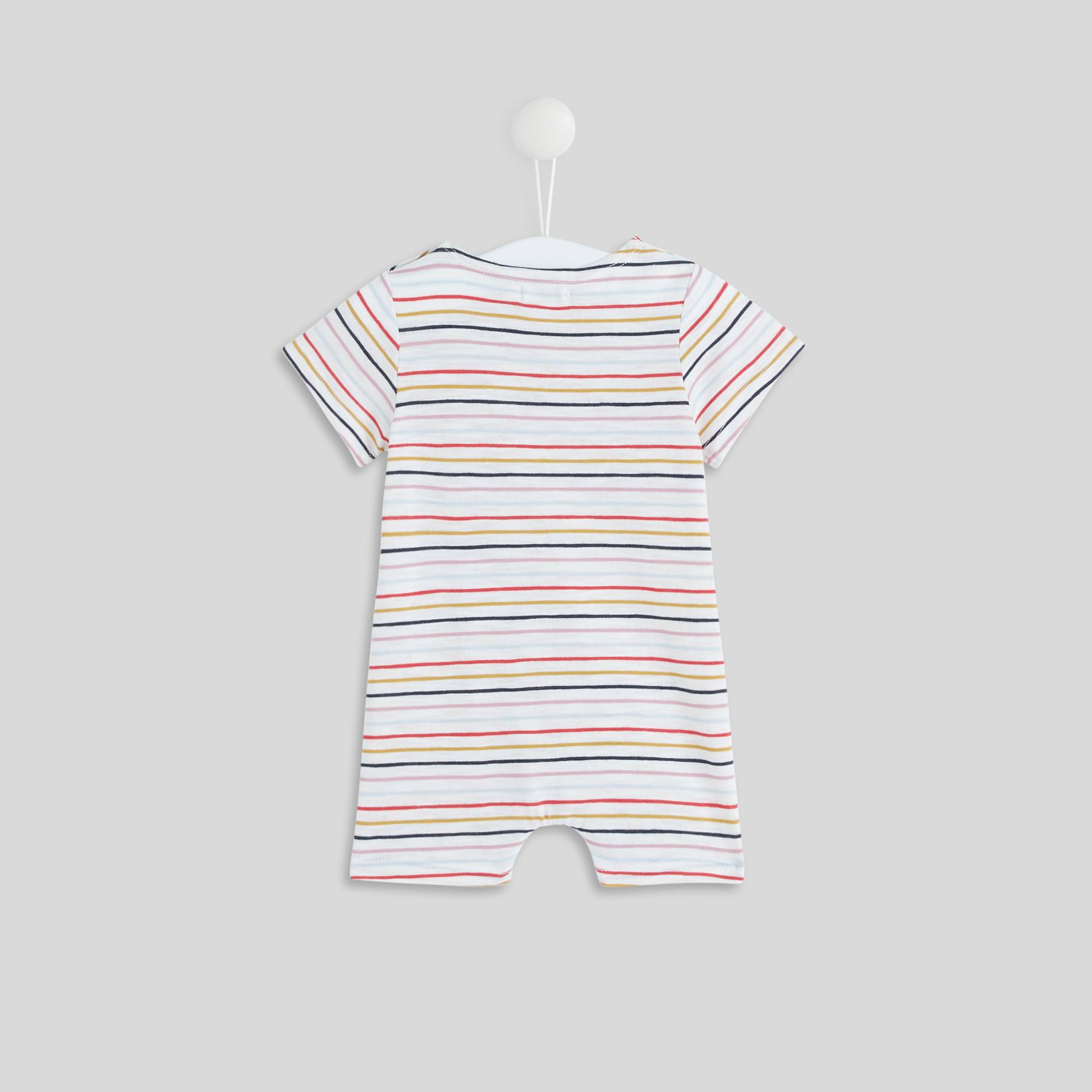 Combinaison en jersey de coton BIO - Oekotex, Ecru, large image number 1