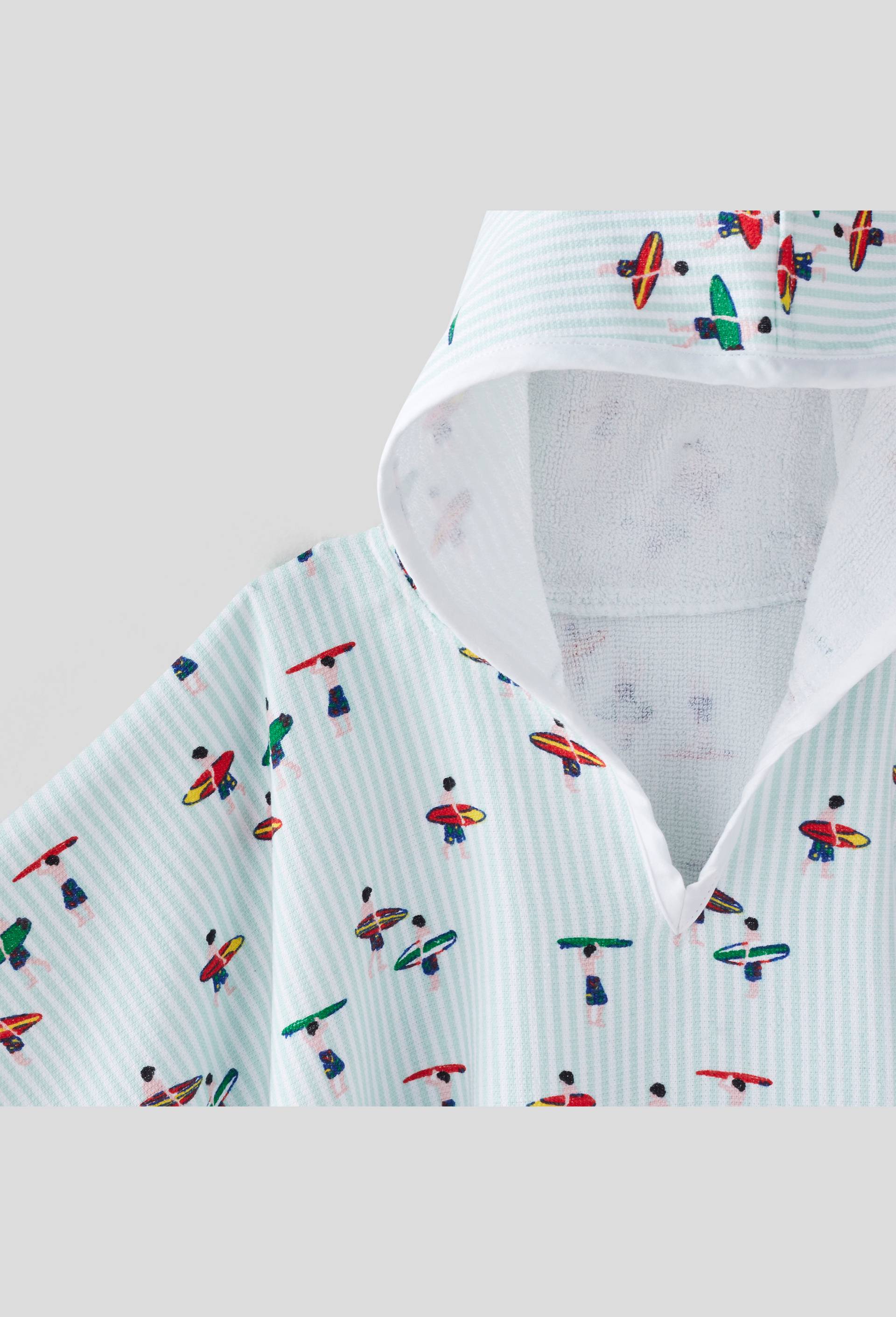 Poncho Surfeur, Bleu foncé, large image number 1