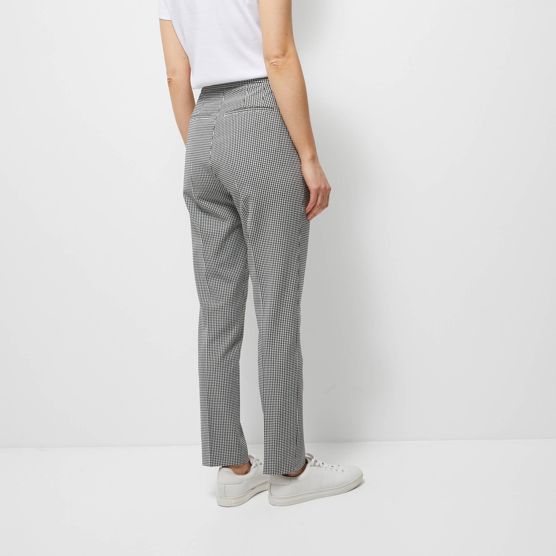 Pantalon vichy, Blanc, large image number 1.0