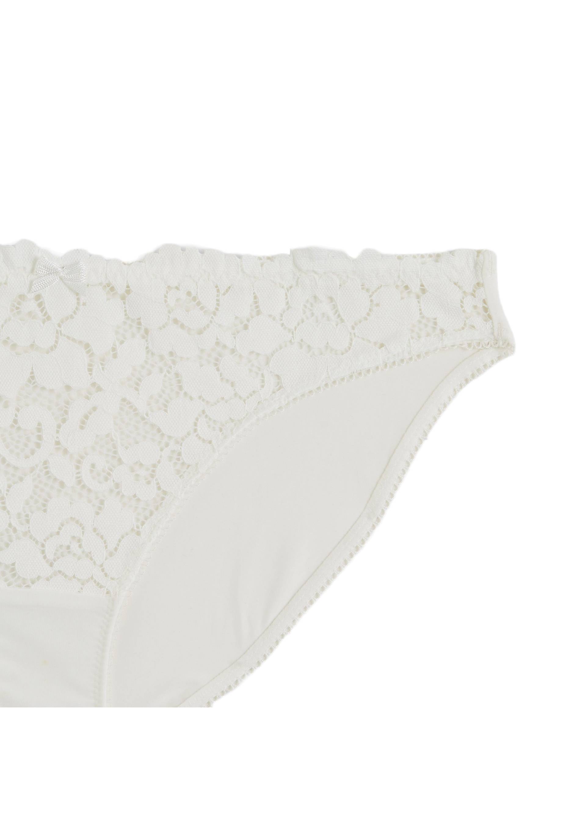 Culotte CAMILLE en dentelle, Ecru, large image number 5