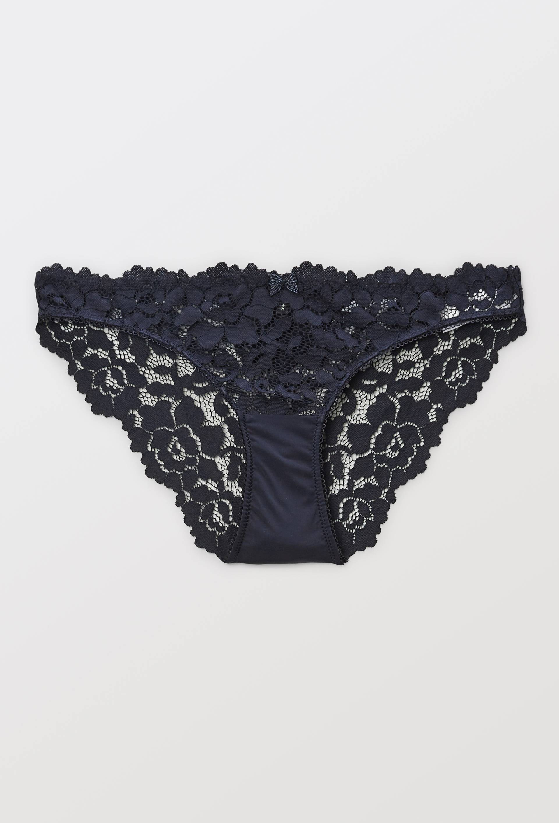 Culotte CAMILLE en dentelle, Bleu fonc&eacute;, large image number 2
