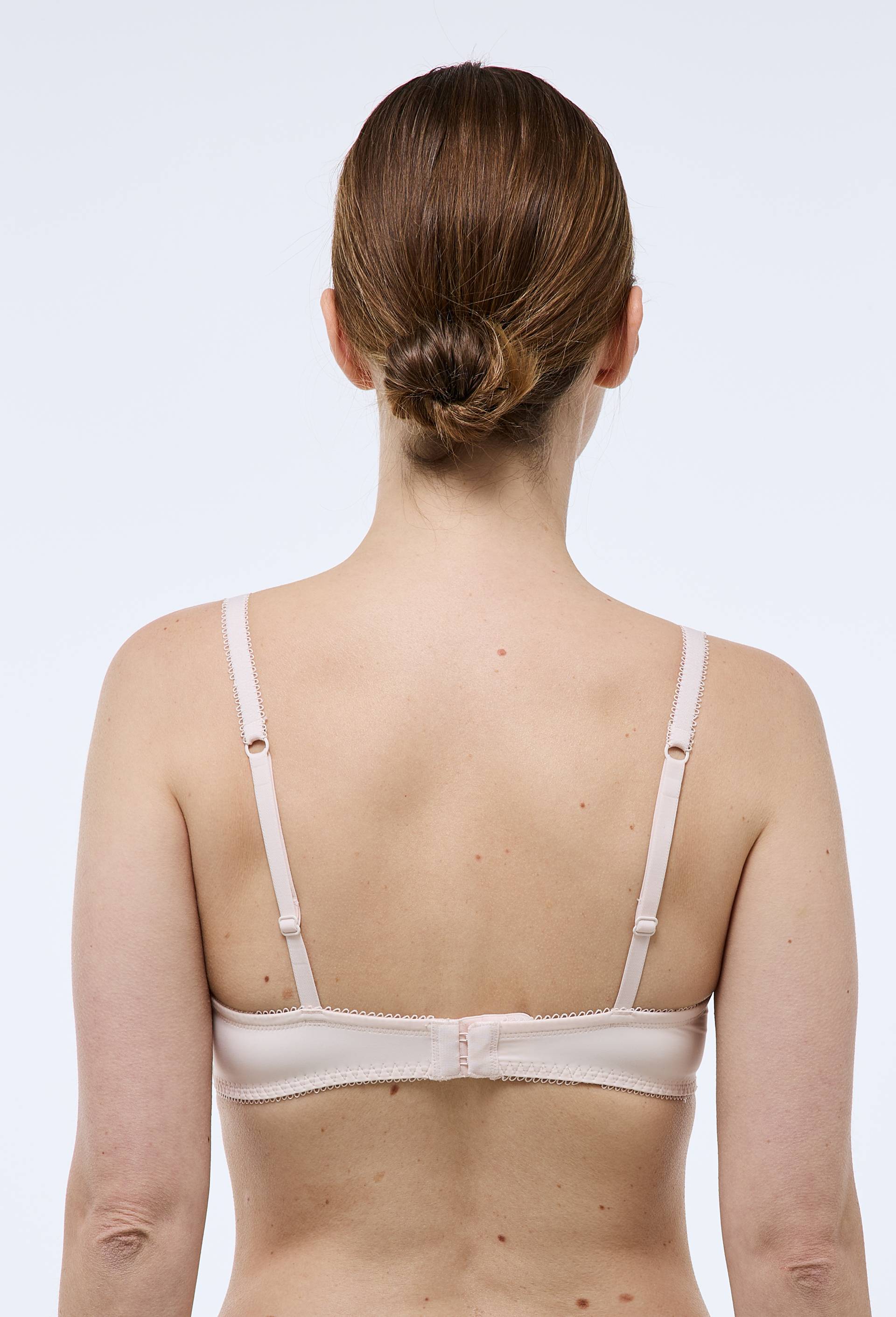 Soutien-gorge triangle CAMILLE en dentelle, Rose clair, large image number 2