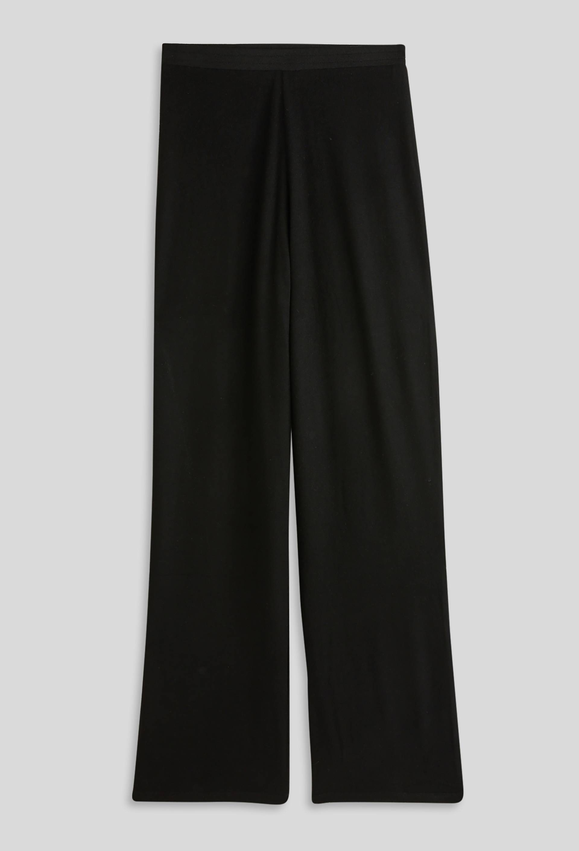 Pantalon large tout doux, Ecovero, Noir, large image number 2