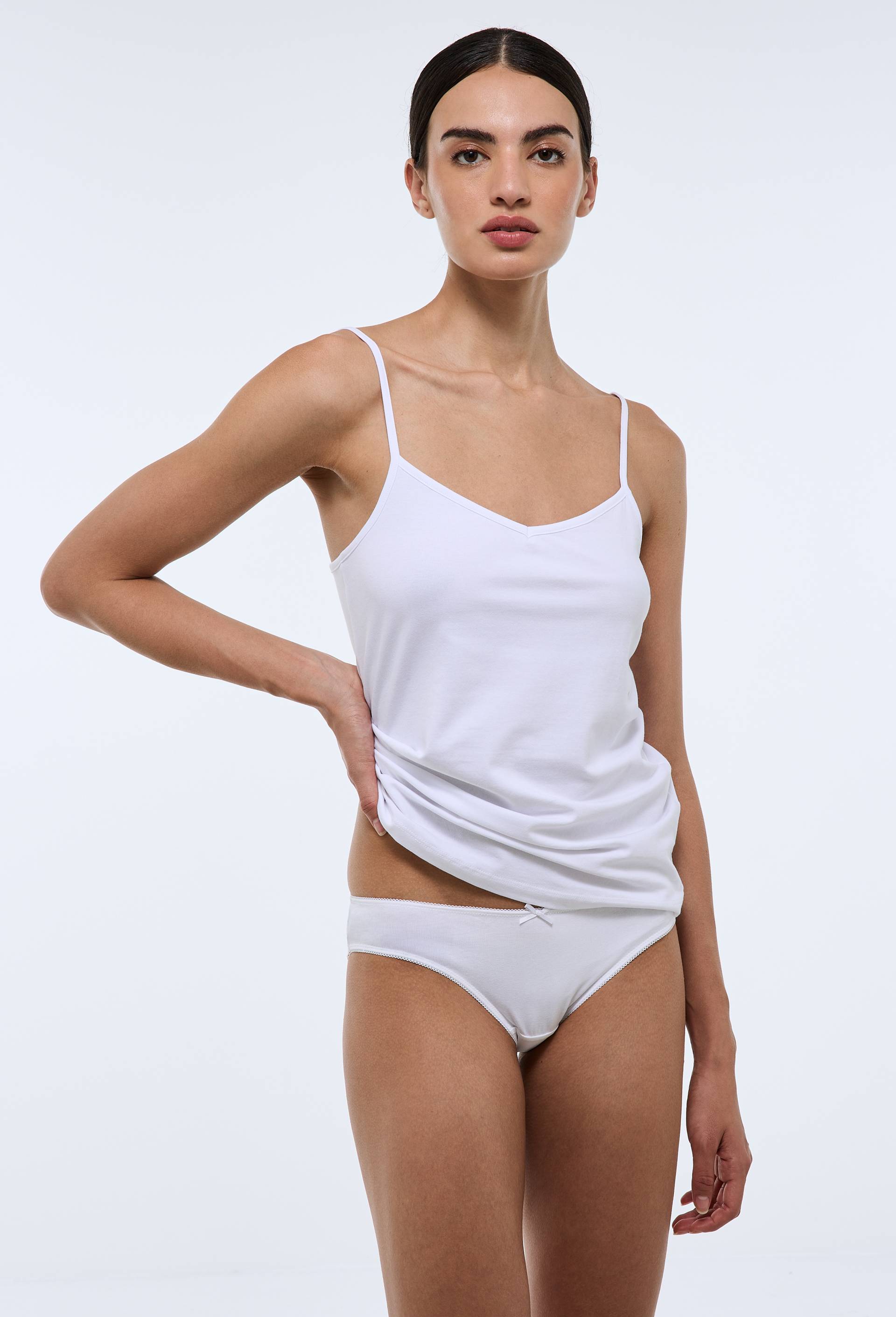 Lot de 3 culottes ALIX en coton BIO GOTS, Blanc, swatch image