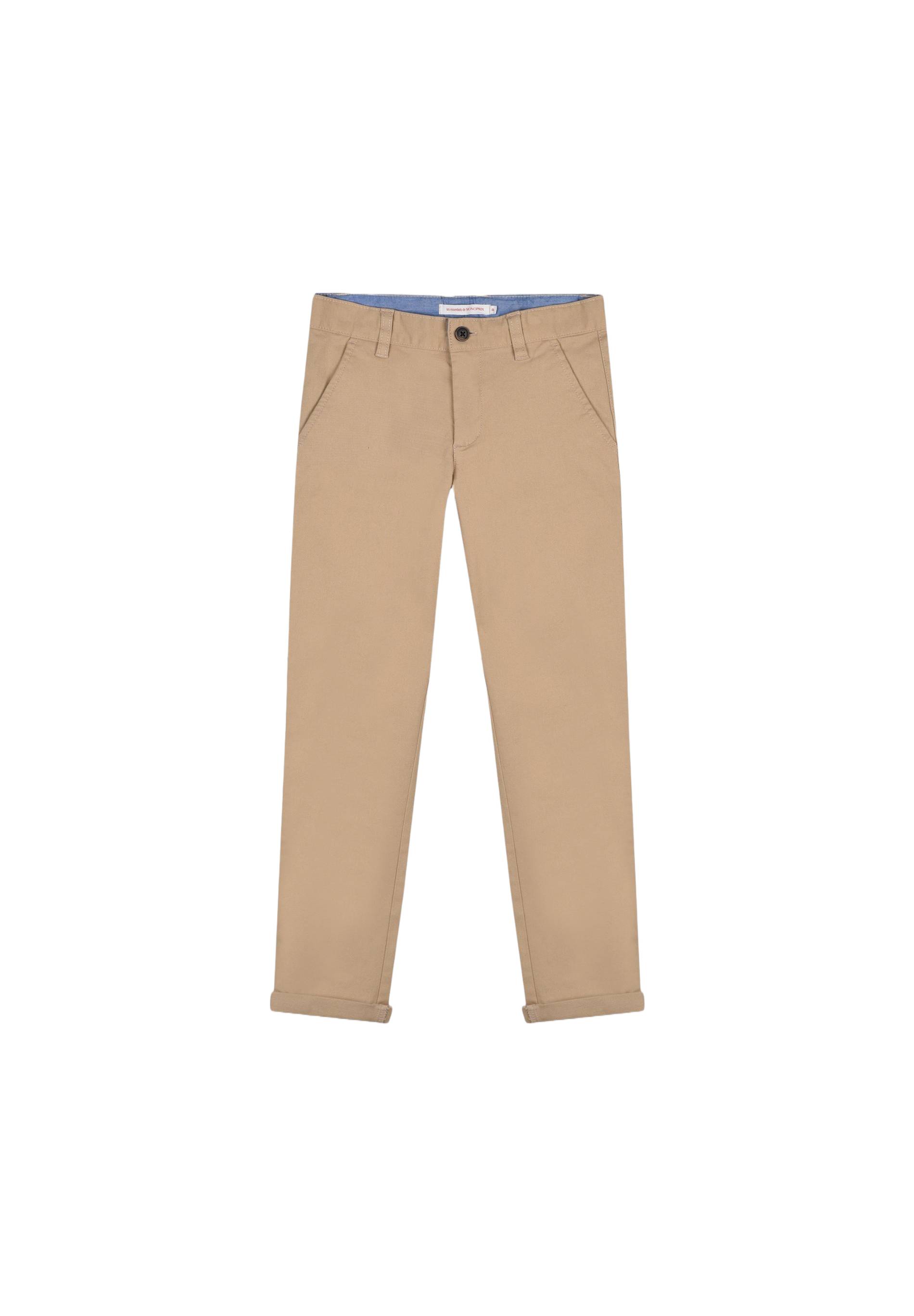 Pantalon chino, BIO, Beige, large image number 3