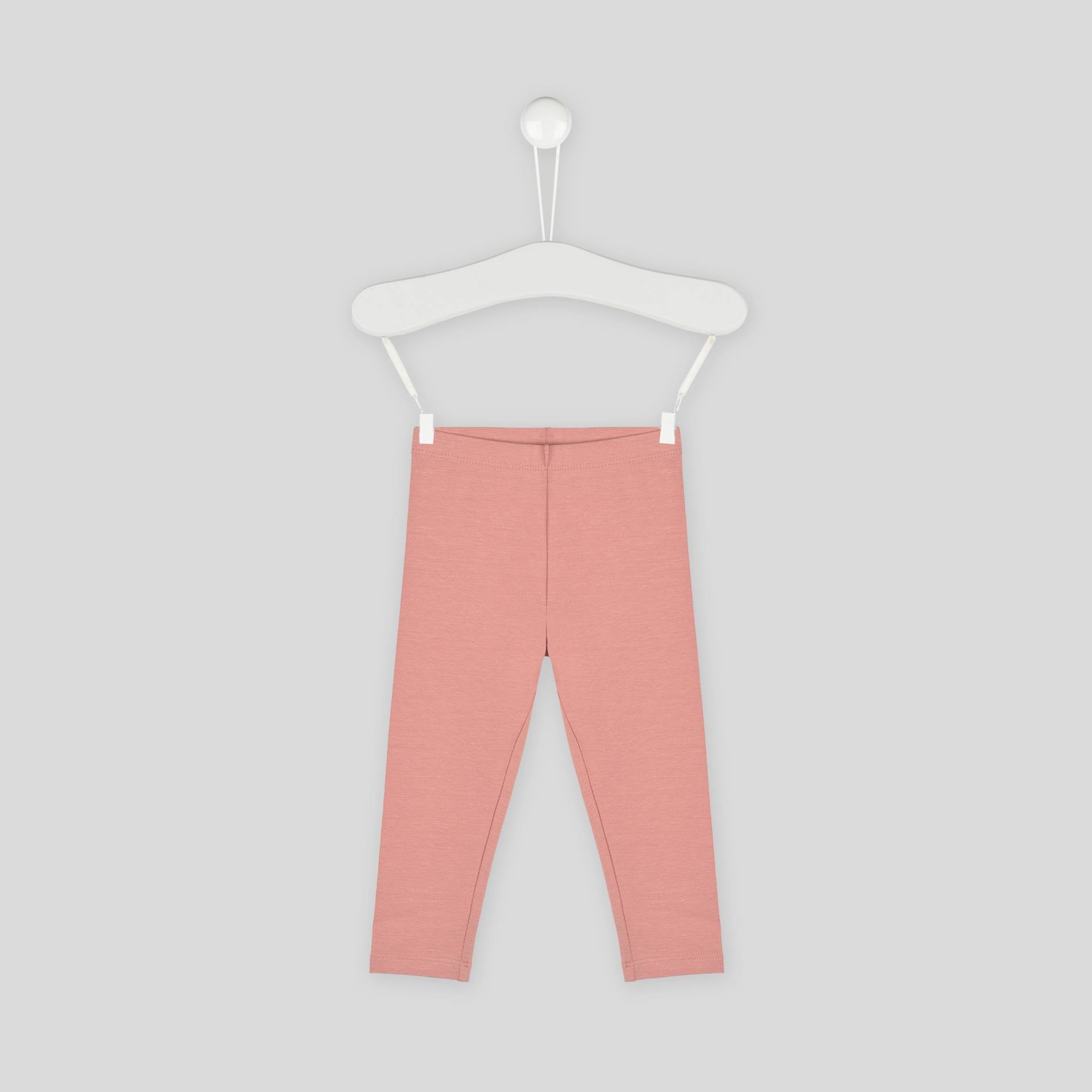 Legging uni en coton BIO, Rose clair, large image number 0