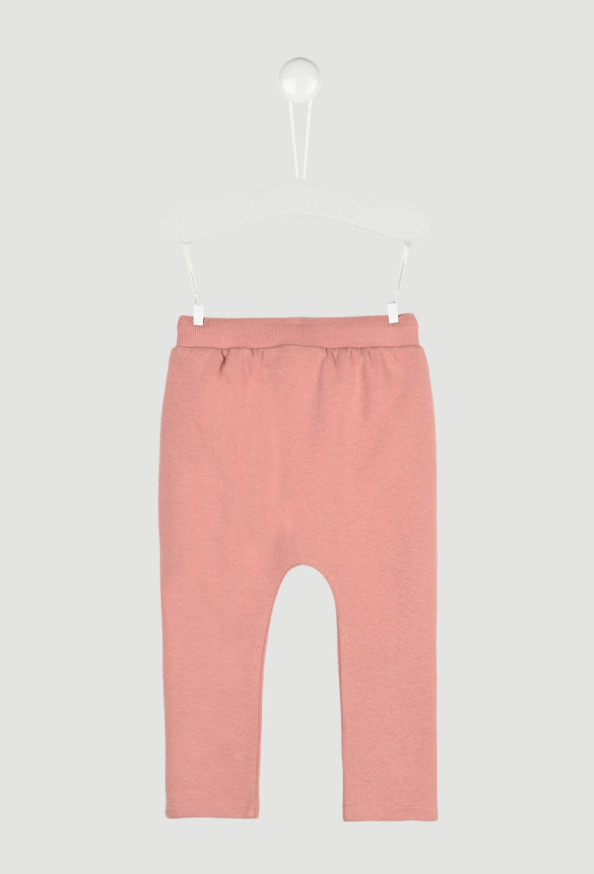 Sarouel uni en coton BIO, Oeko-Tex, Rose clair, large image number 2.0