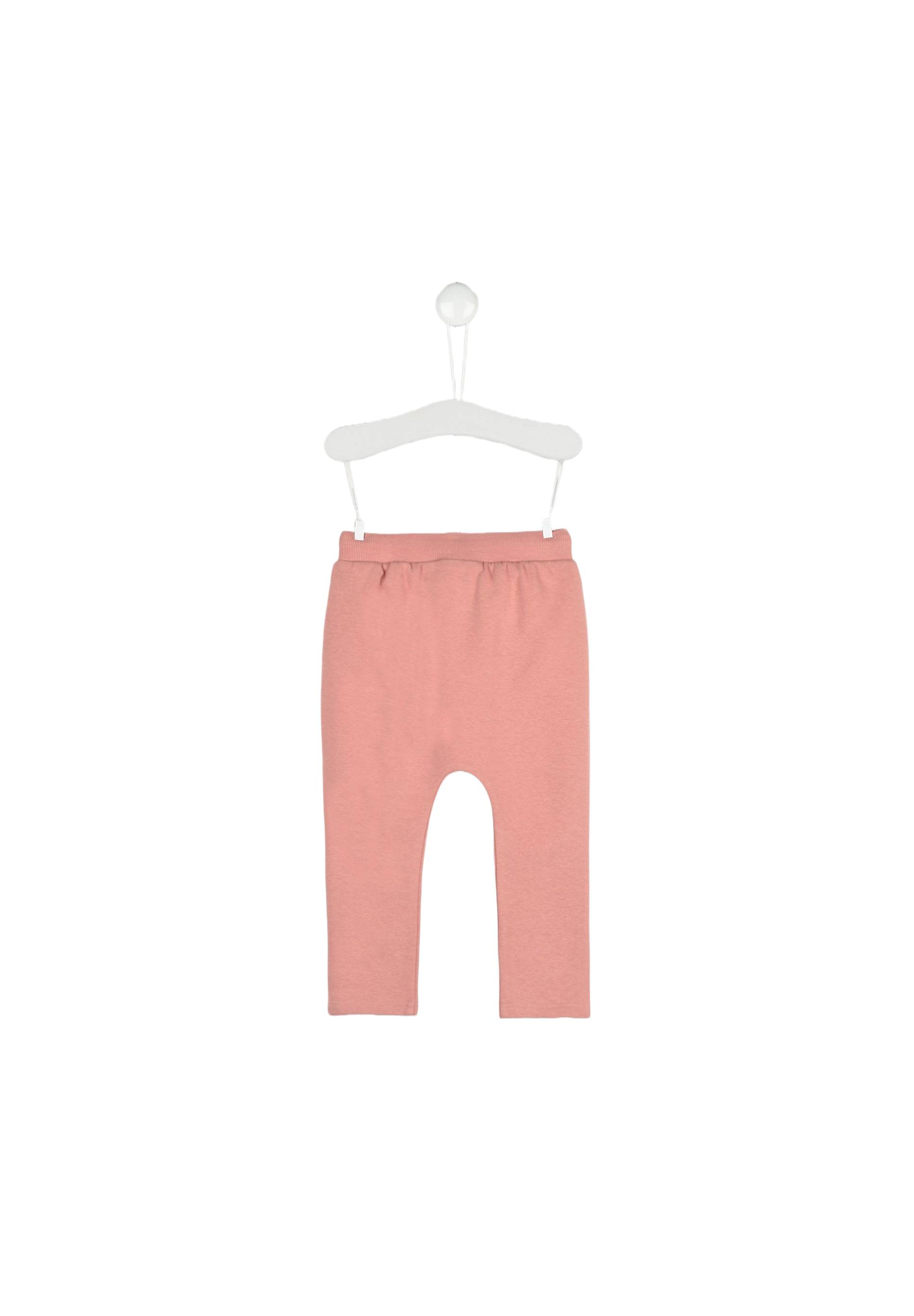 Sarouel uni en coton BIO, Oeko-Tex, Rose clair, large image number 5.0