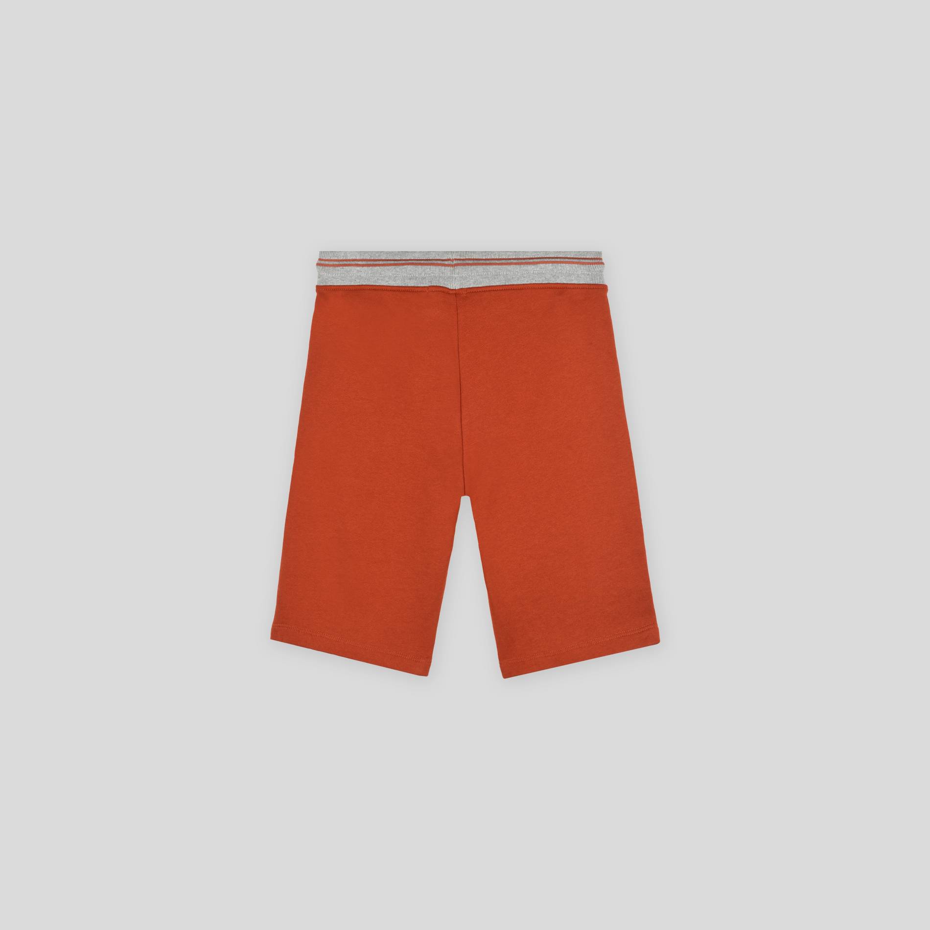 Bermudas molleton en coton BIOO, Orange, large image number 1.0
