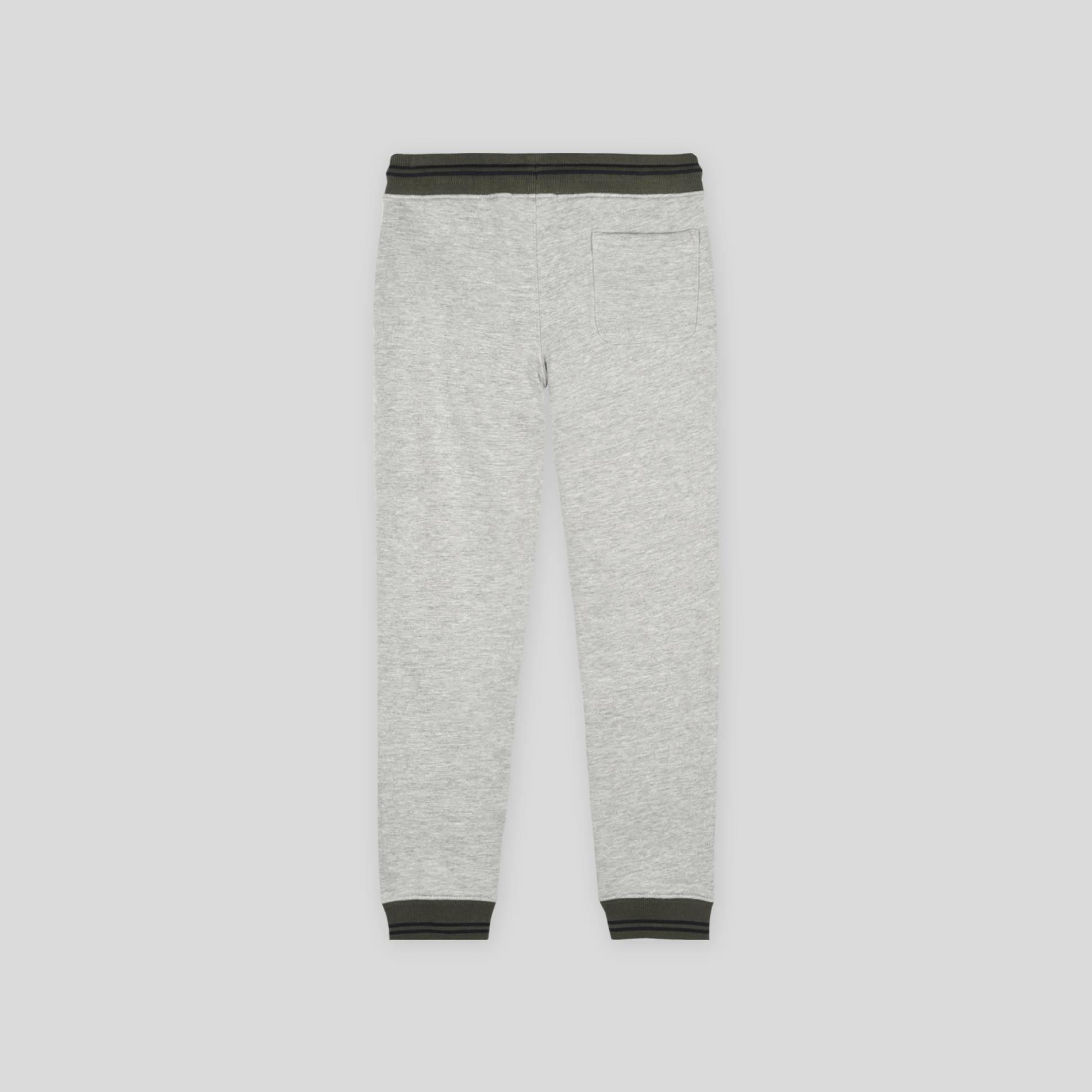 Jogging molleton en coton BIO, Gris clair, large image number 1