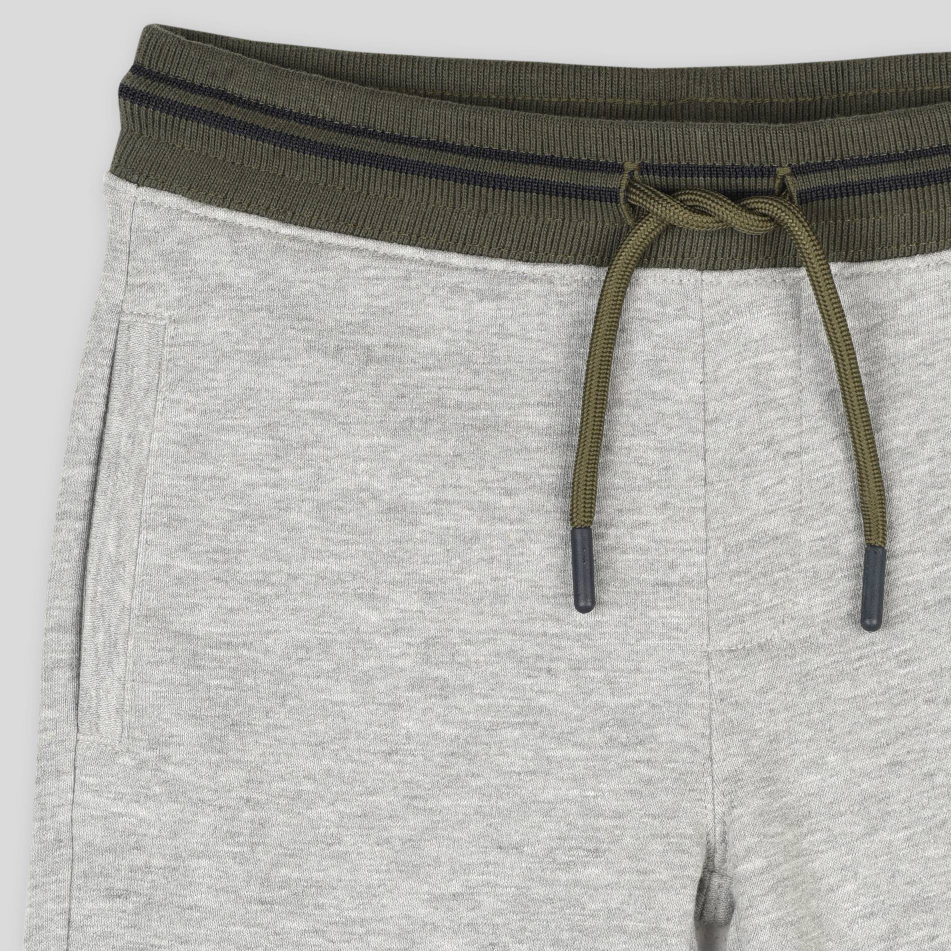 Jogging molleton en coton BIO, Gris clair, large image number 2