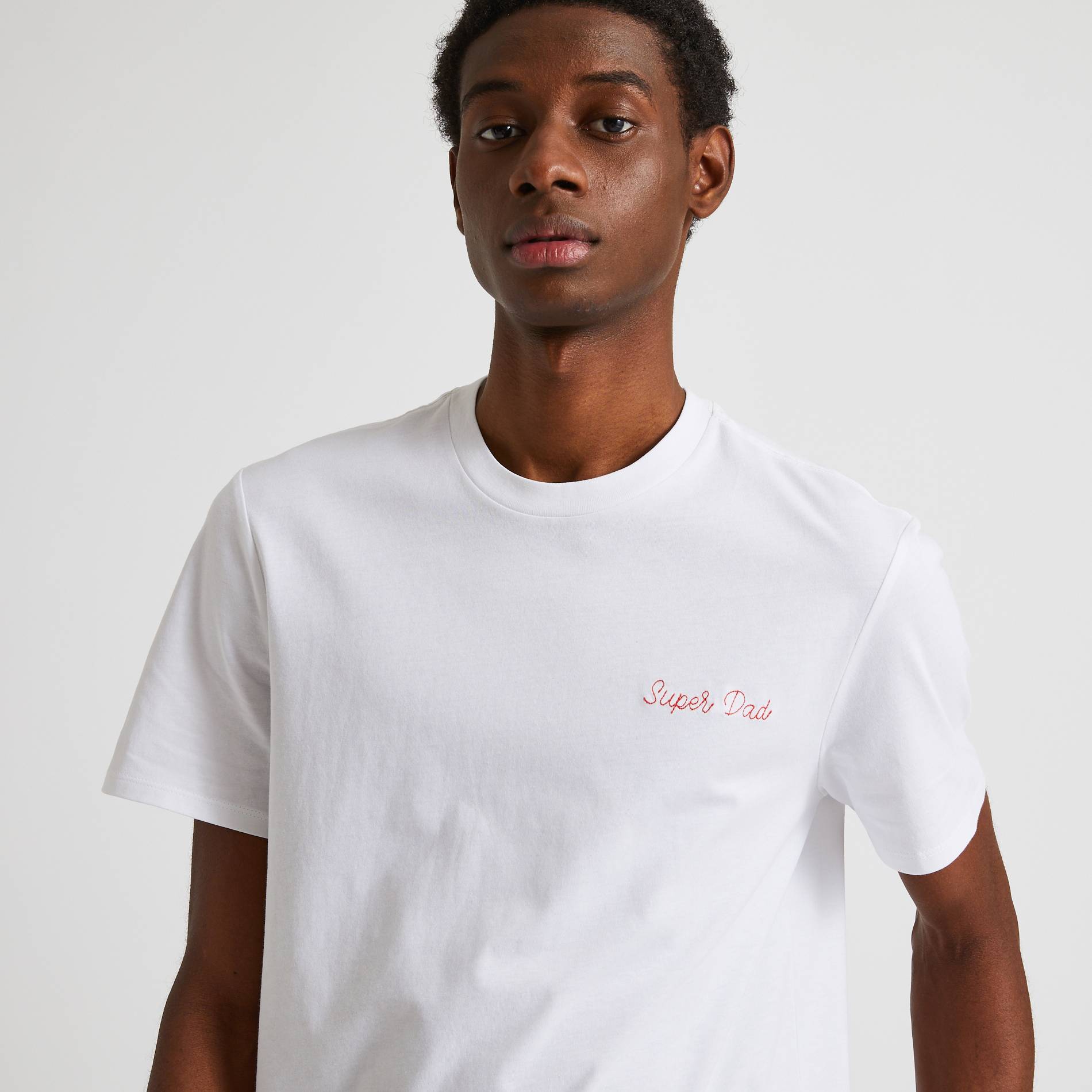 T-shirt fête des pères en coton BIO, Blanc, large image number 0.0