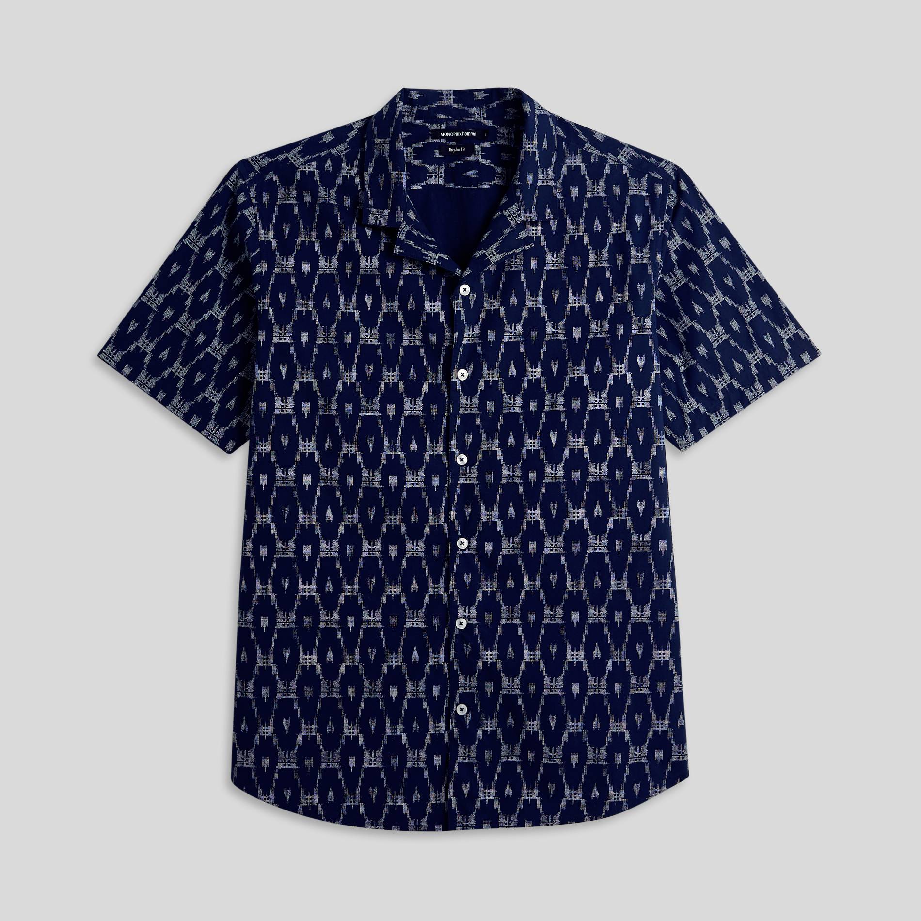 Chemise en coton BIO, Bleu foncé, large image number 2.0
