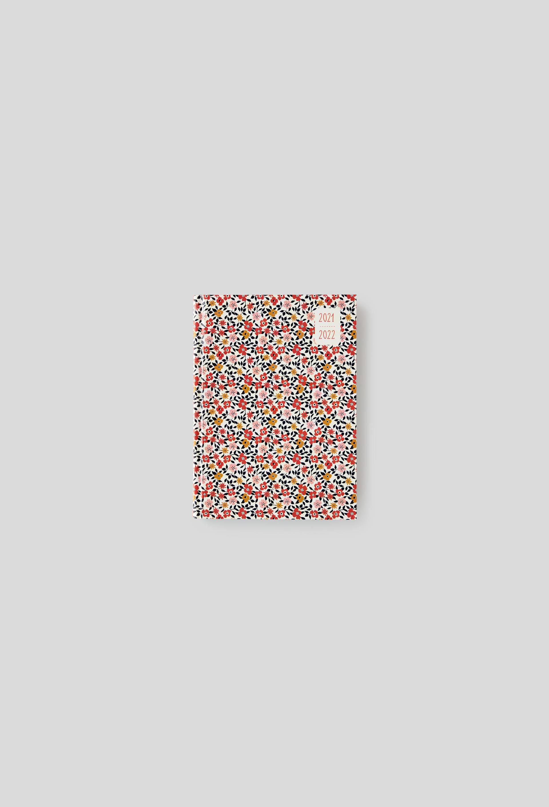 Agenda imprim&eacute;, 12x17cm, un jour par page, Rose, large image number 0