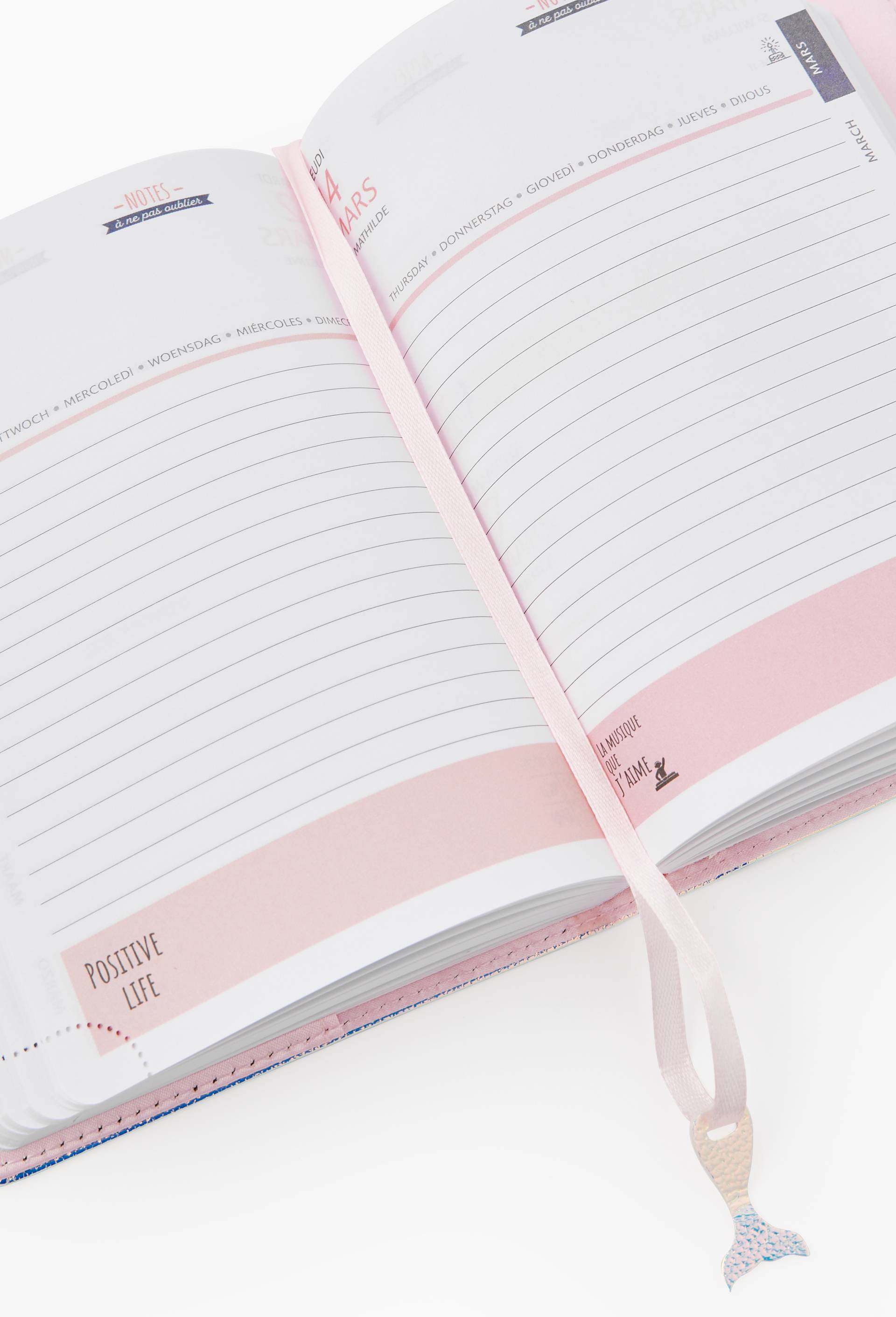 Agenda scolaire 175*125*20 mm, Rose, large image number 1.0