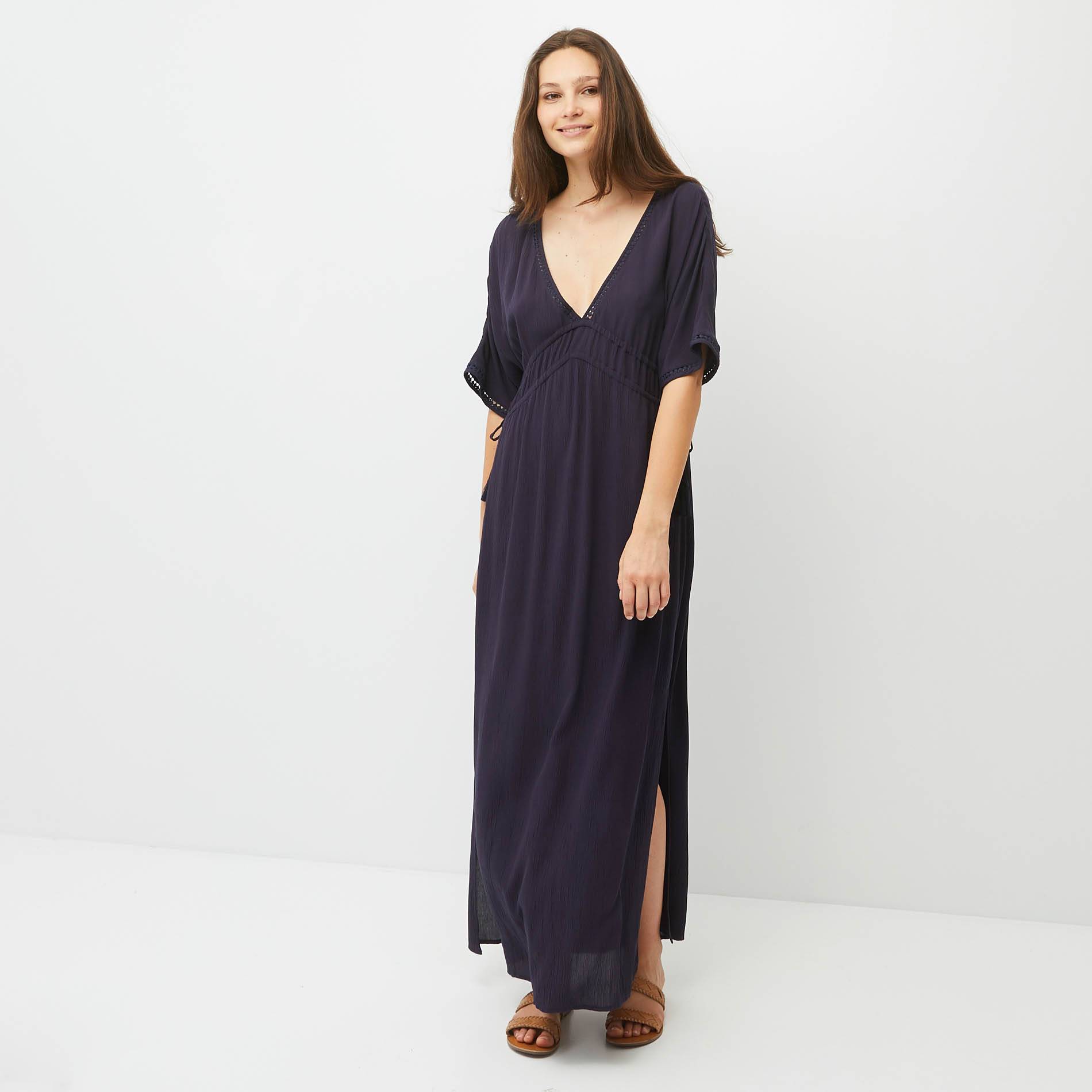 Robe longue, Bleu foncé, large image number 0.0