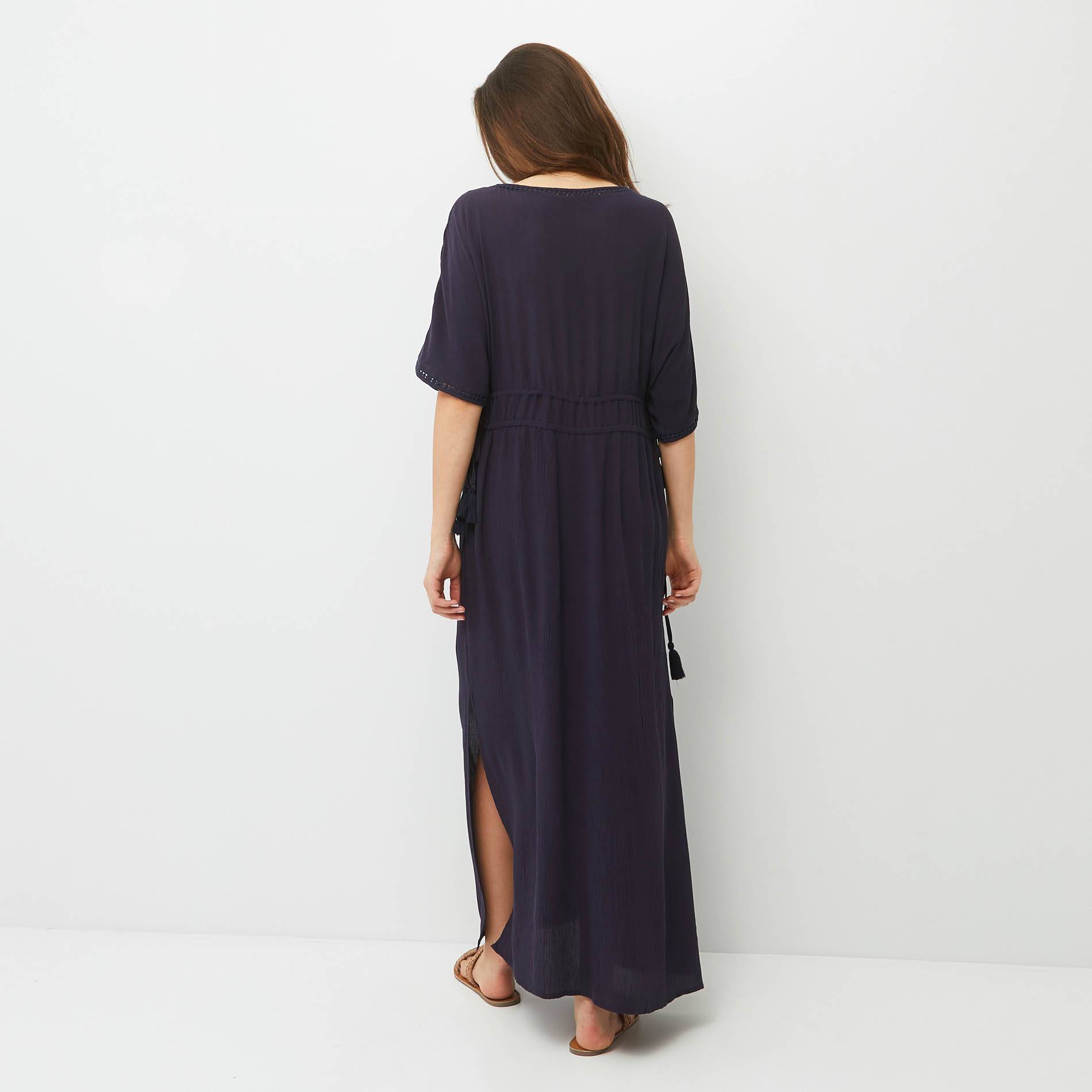 Robe longue, Bleu foncé, large image number 1.0